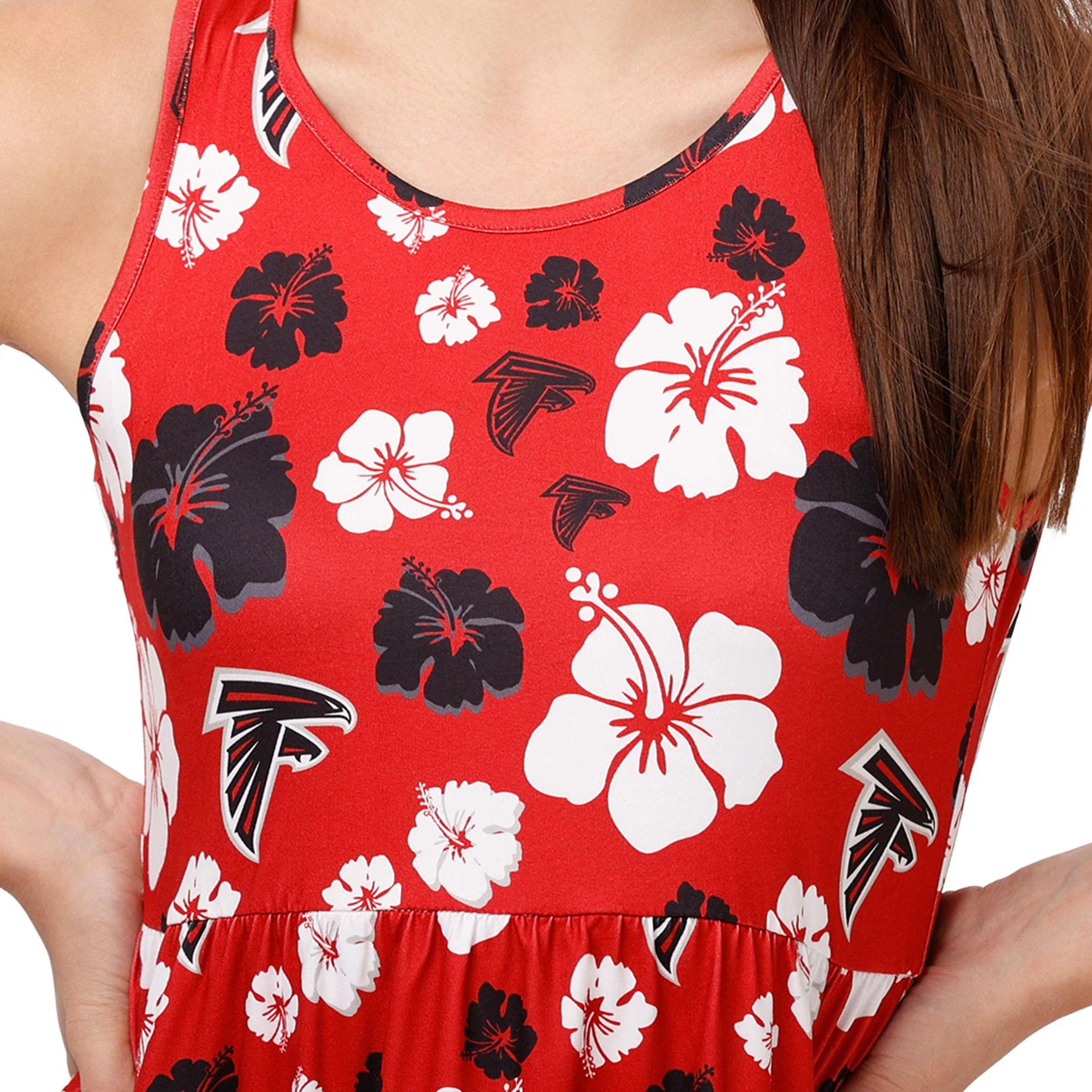 Atlanta Falcons NFL Womens Fan Favorite Floral Sundress - Image 3