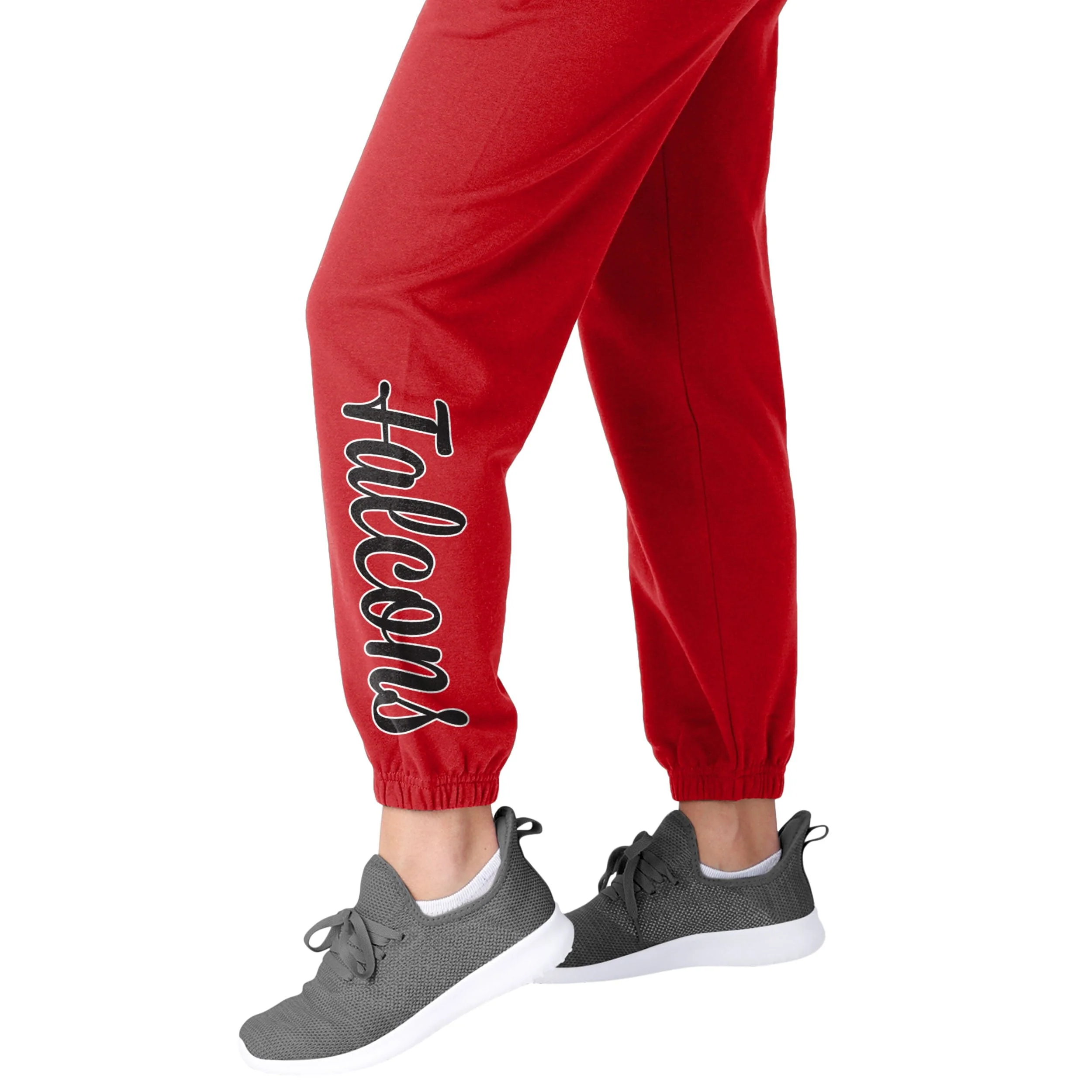 Atlanta Falcons NFL Womens Script Wordmark Team Color Sweatpants - Image 4