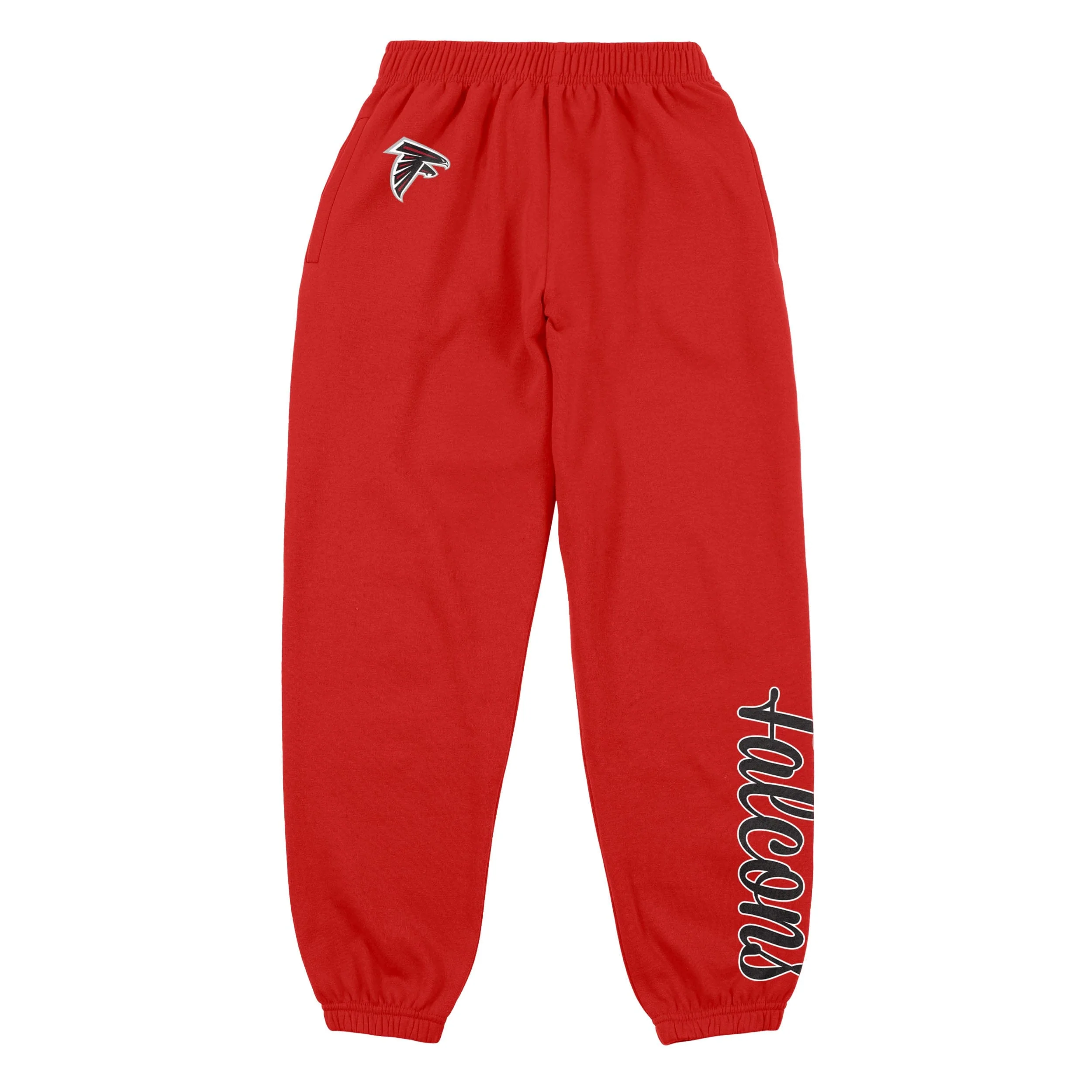 Atlanta Falcons NFL Womens Script Wordmark Team Color Sweatpants - Image 5