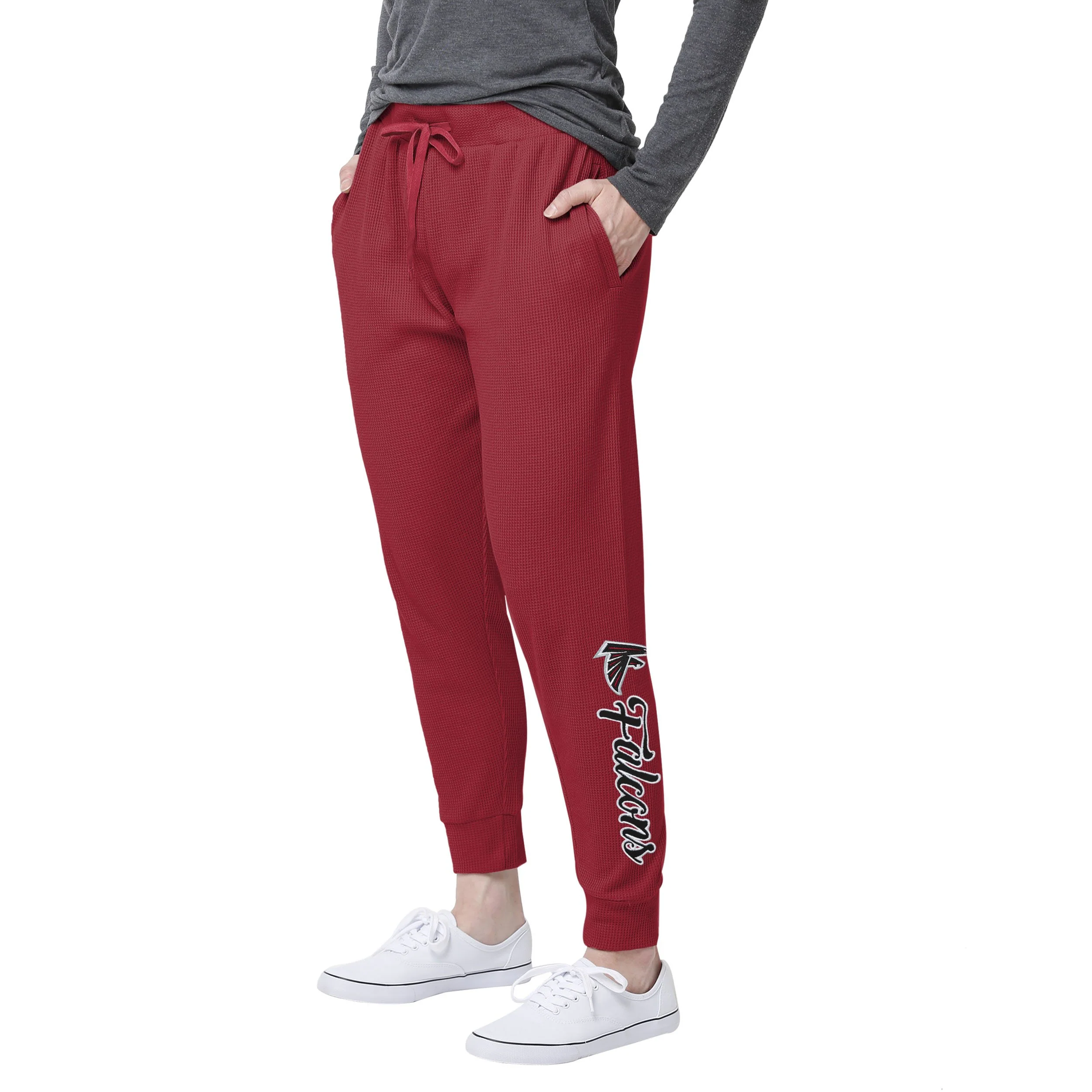 Atlanta Falcons NFL Womens Waffle Lounge Pants