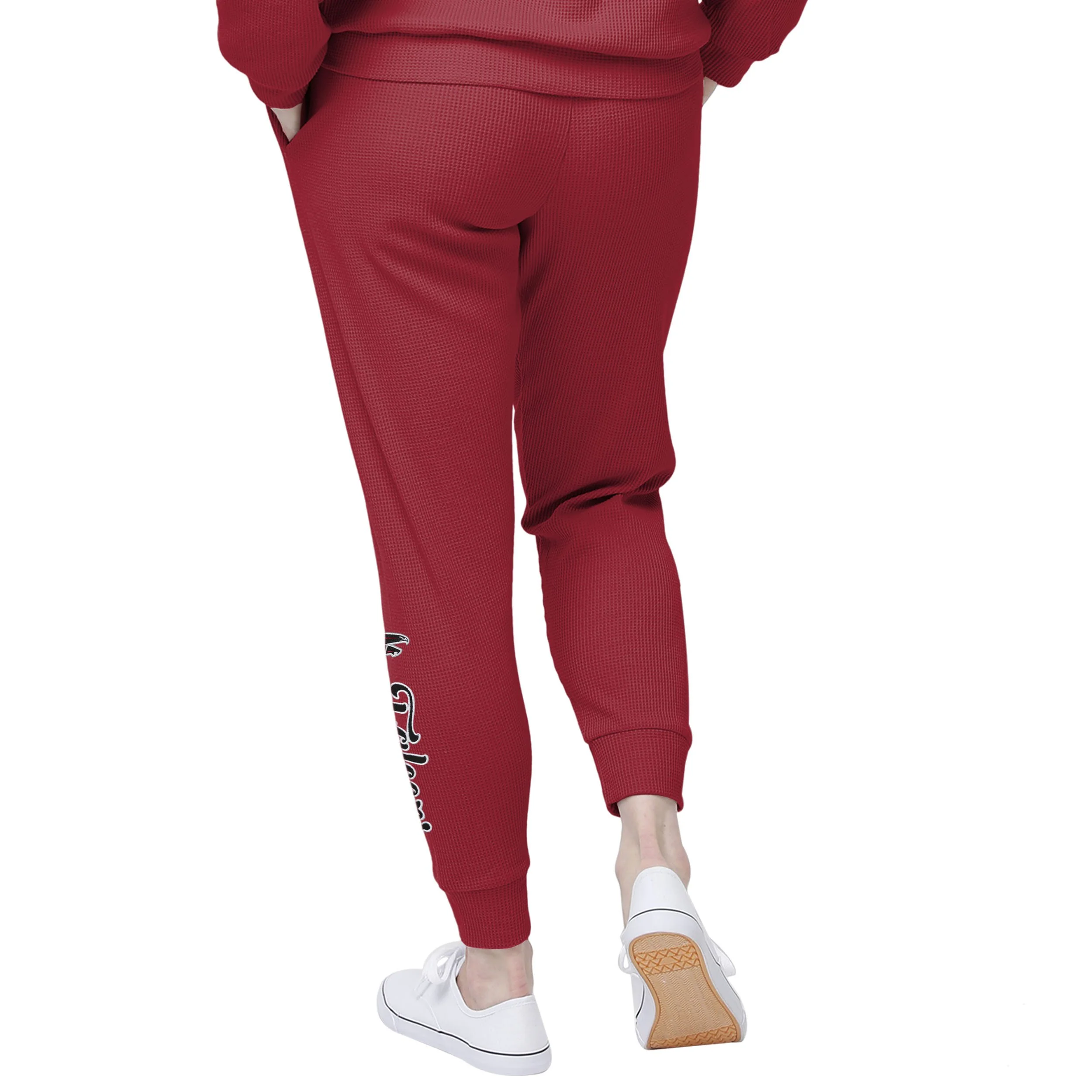 Atlanta Falcons NFL Womens Waffle Lounge Pants - Image 5