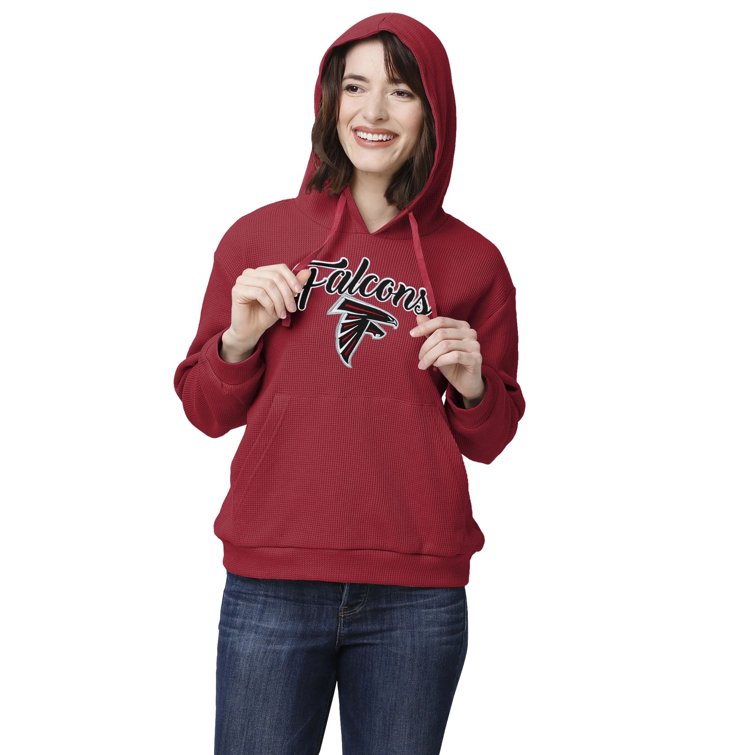 Atlanta Falcons NFL Womens Waffle Lounge Sweater