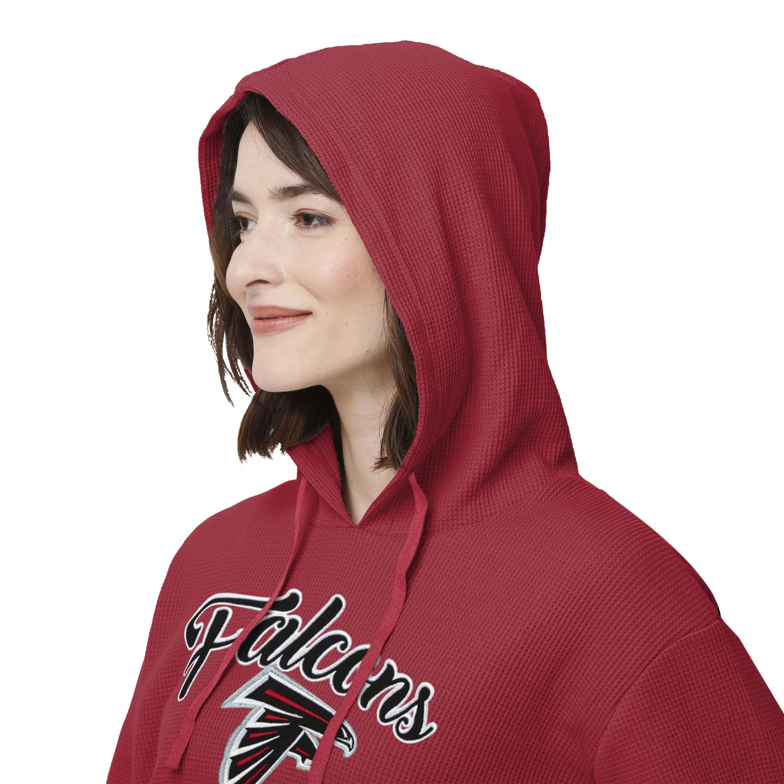 Atlanta Falcons NFL Womens Waffle Lounge Sweater - Image 5