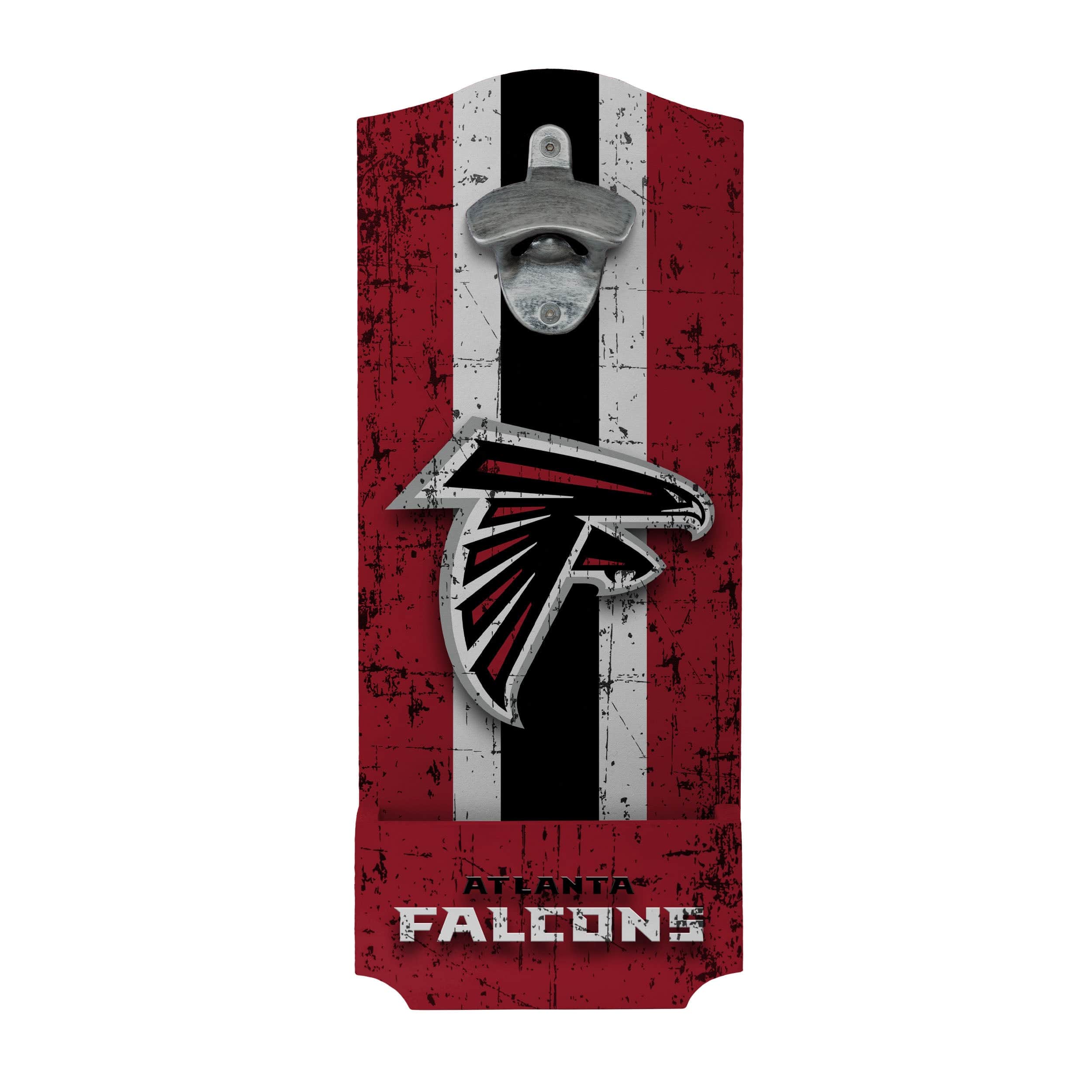 Atlanta Falcons NFL Wooden Bottle Cap Opener Sign - Image 2