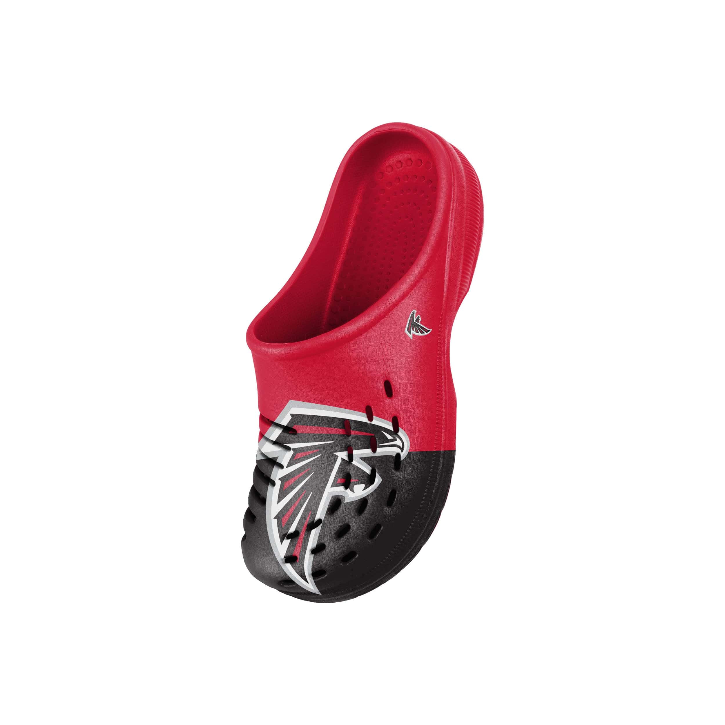 Atlanta Falcons NFL Youth Colorblock Big Logo Clog - Image 3