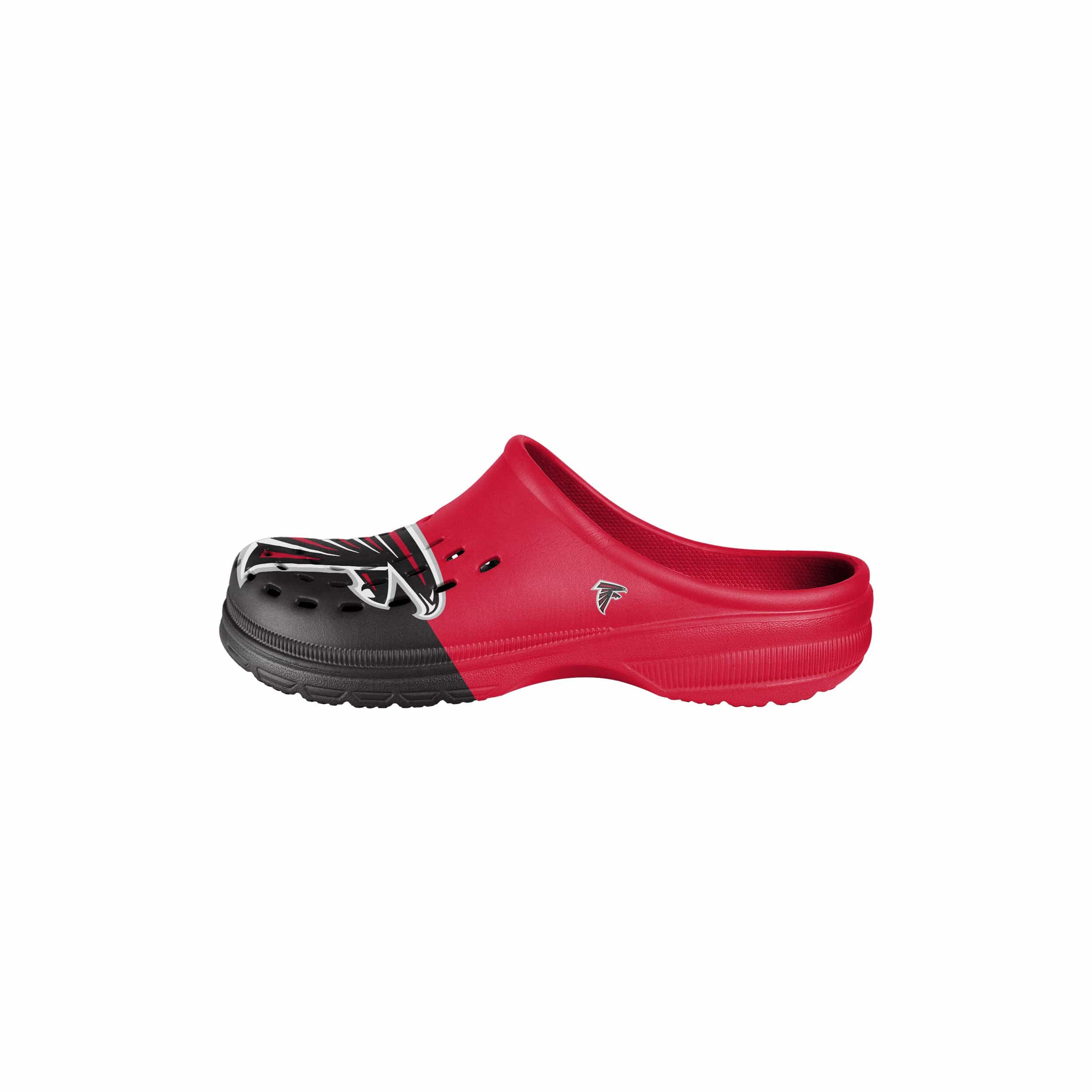 Atlanta Falcons NFL Youth Colorblock Big Logo Clog - Image 4