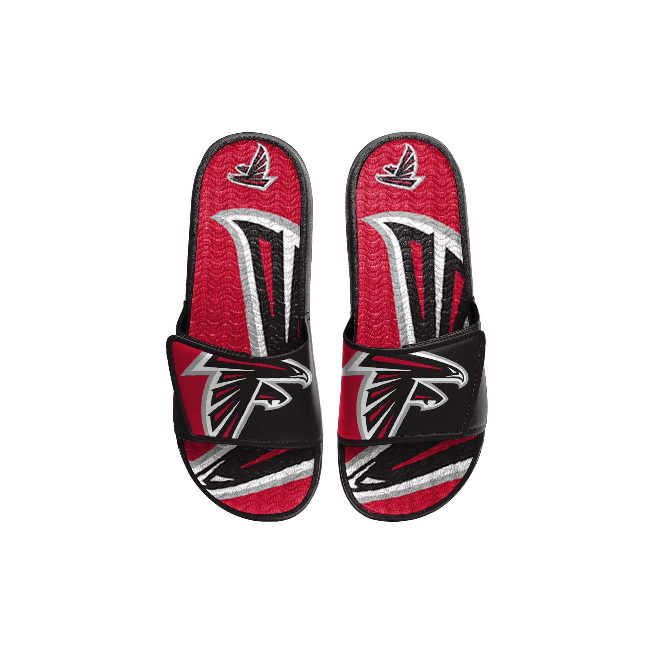 Atlanta Falcons NFL Youth Colorblock Big Logo Gel Slide - Image 2