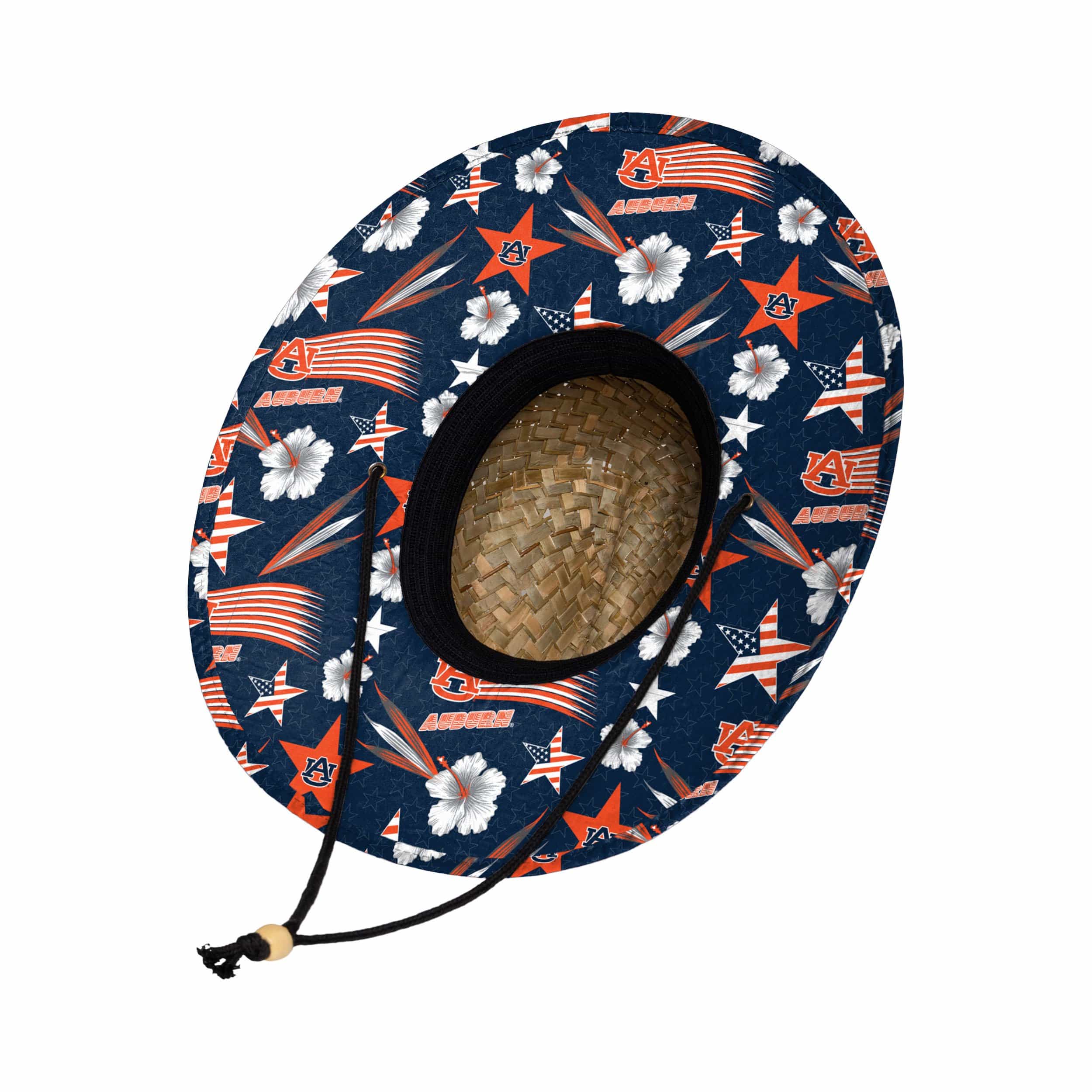 Auburn Tigers NCAA Americana Straw Hat - Image 2