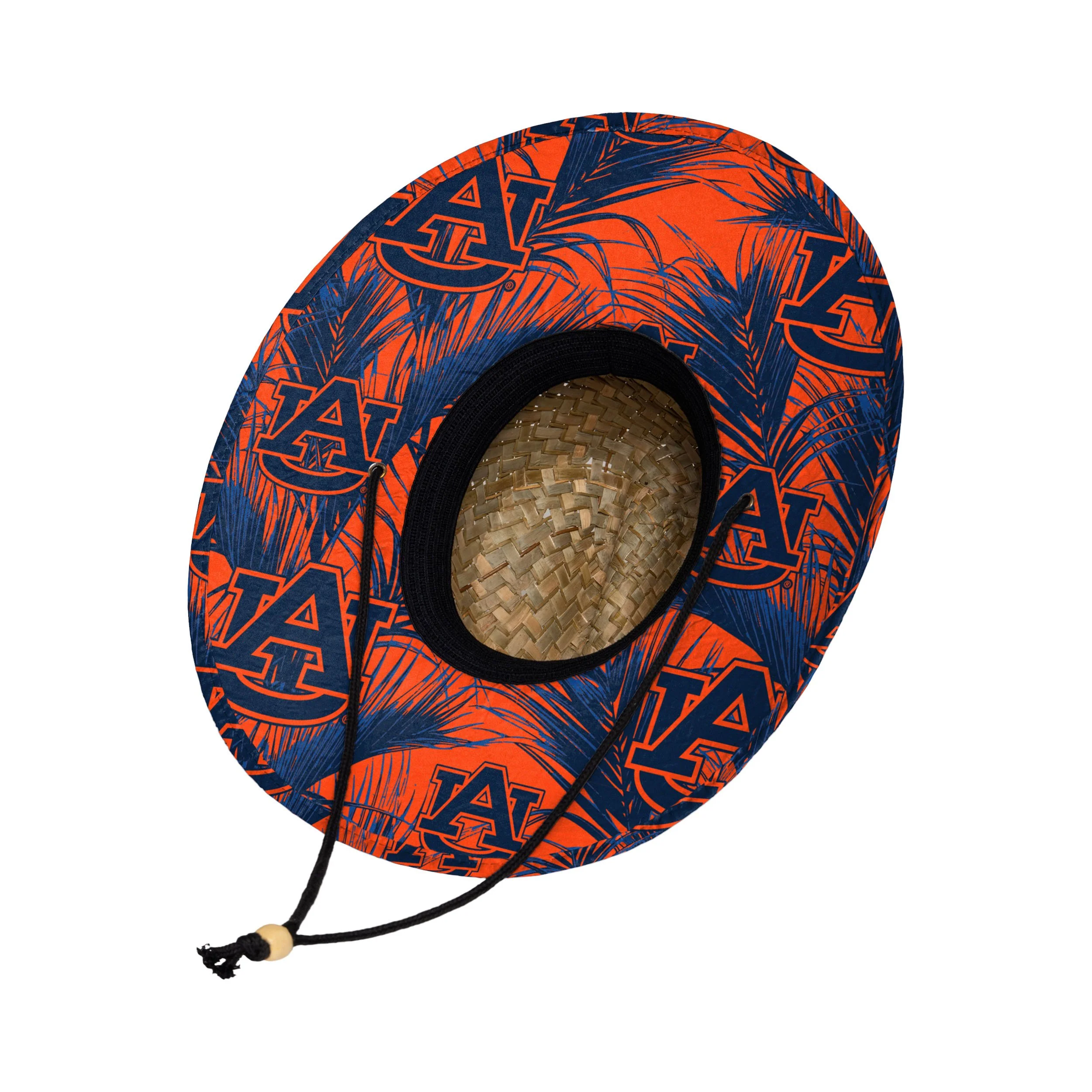 Auburn Tigers NCAA Floral Straw Hat - Image 2
