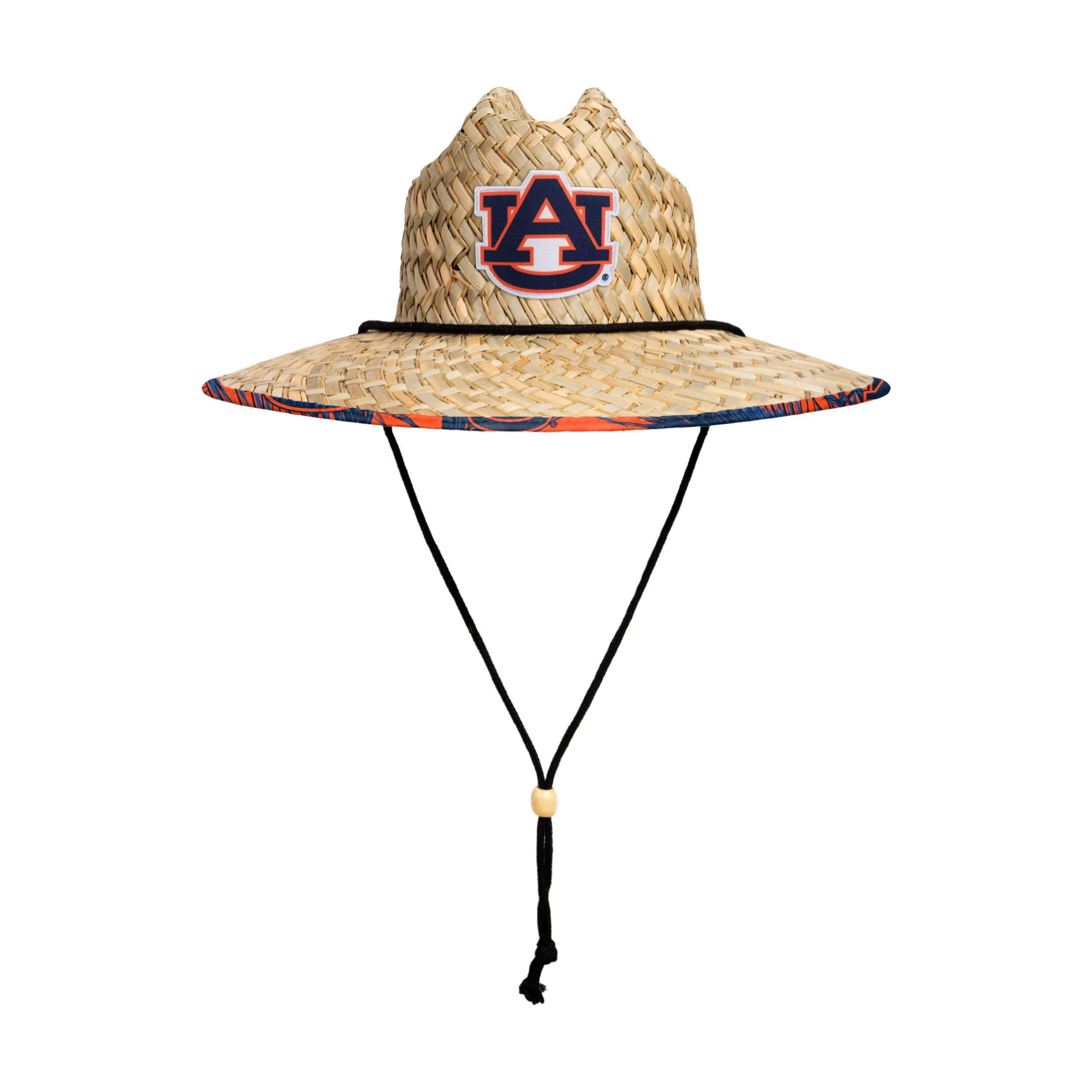 Auburn Tigers NCAA Floral Straw Hat - Image 3