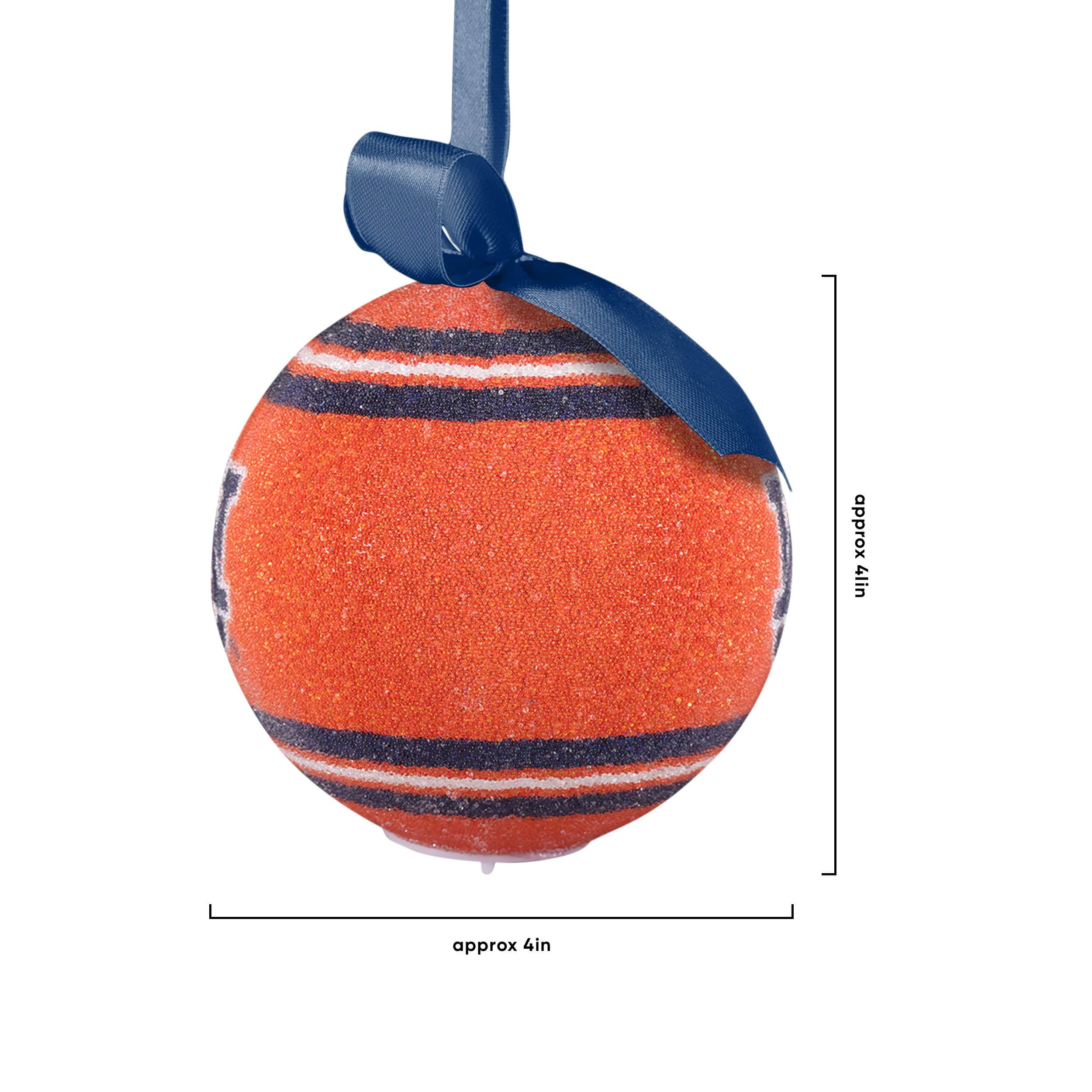 Auburn Tigers NCAA LED Shatterproof Ball Ornament - Image 4