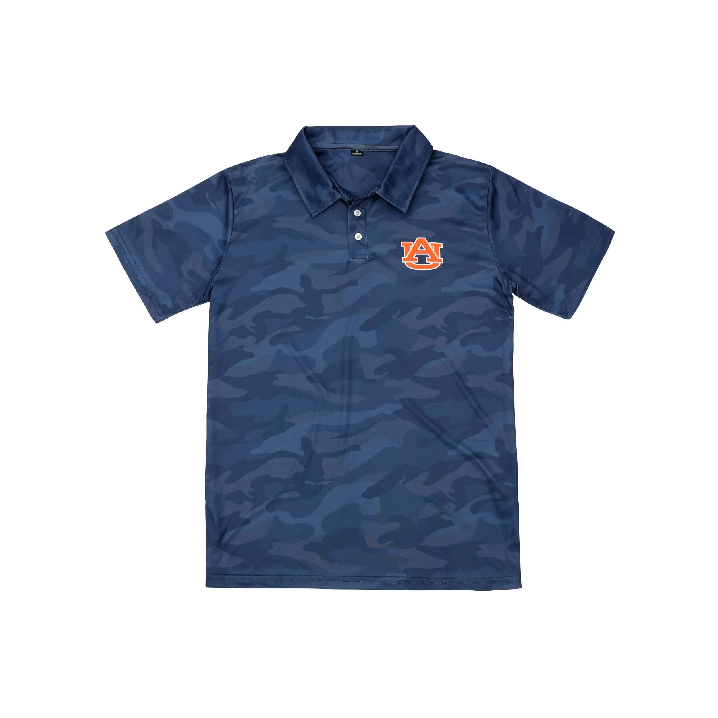 Auburn Tigers NCAA Mens Color Camo Polyester Polo - Image 5