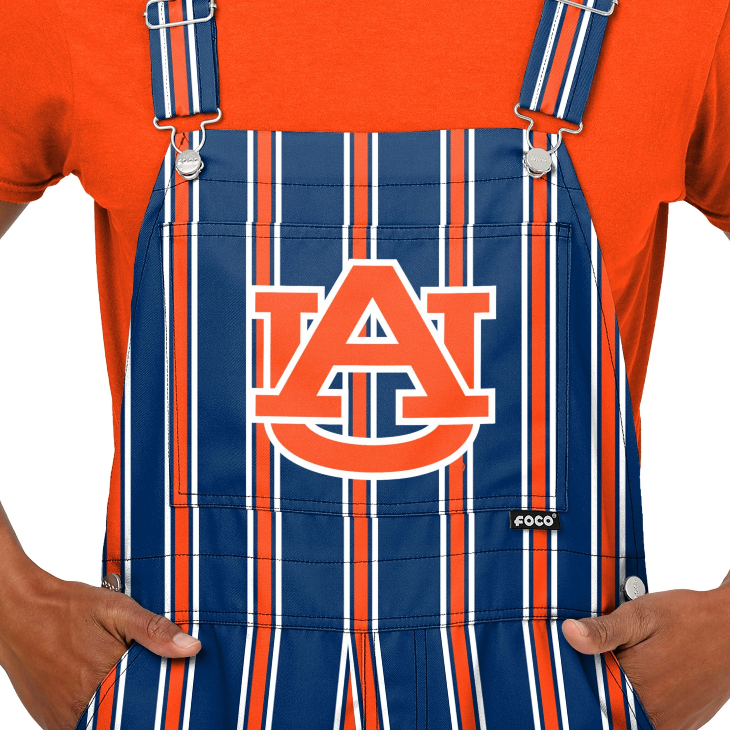 Auburn Tigers NCAA Mens Sideline Spirit Bib Overalls - Image 4