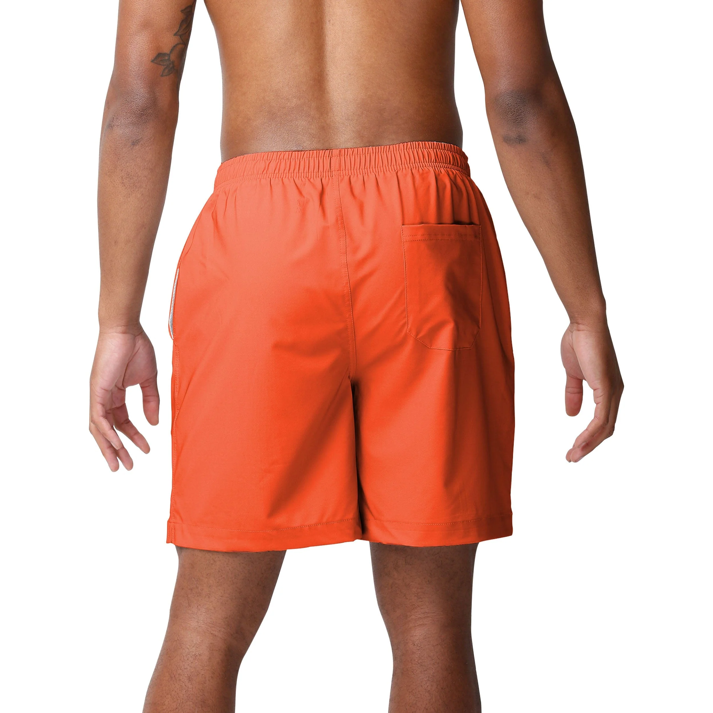 Auburn Tigers NCAA Mens Solid Wordmark Traditional Swimming Trunks - Image 3