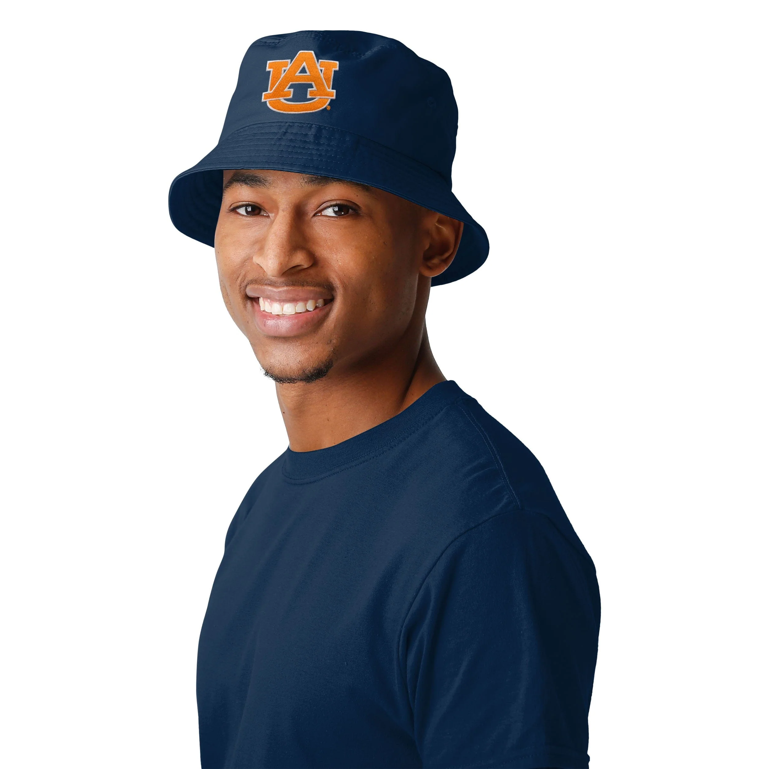 Auburn Tigers NCAA Solid Bucket Hat - Image 2