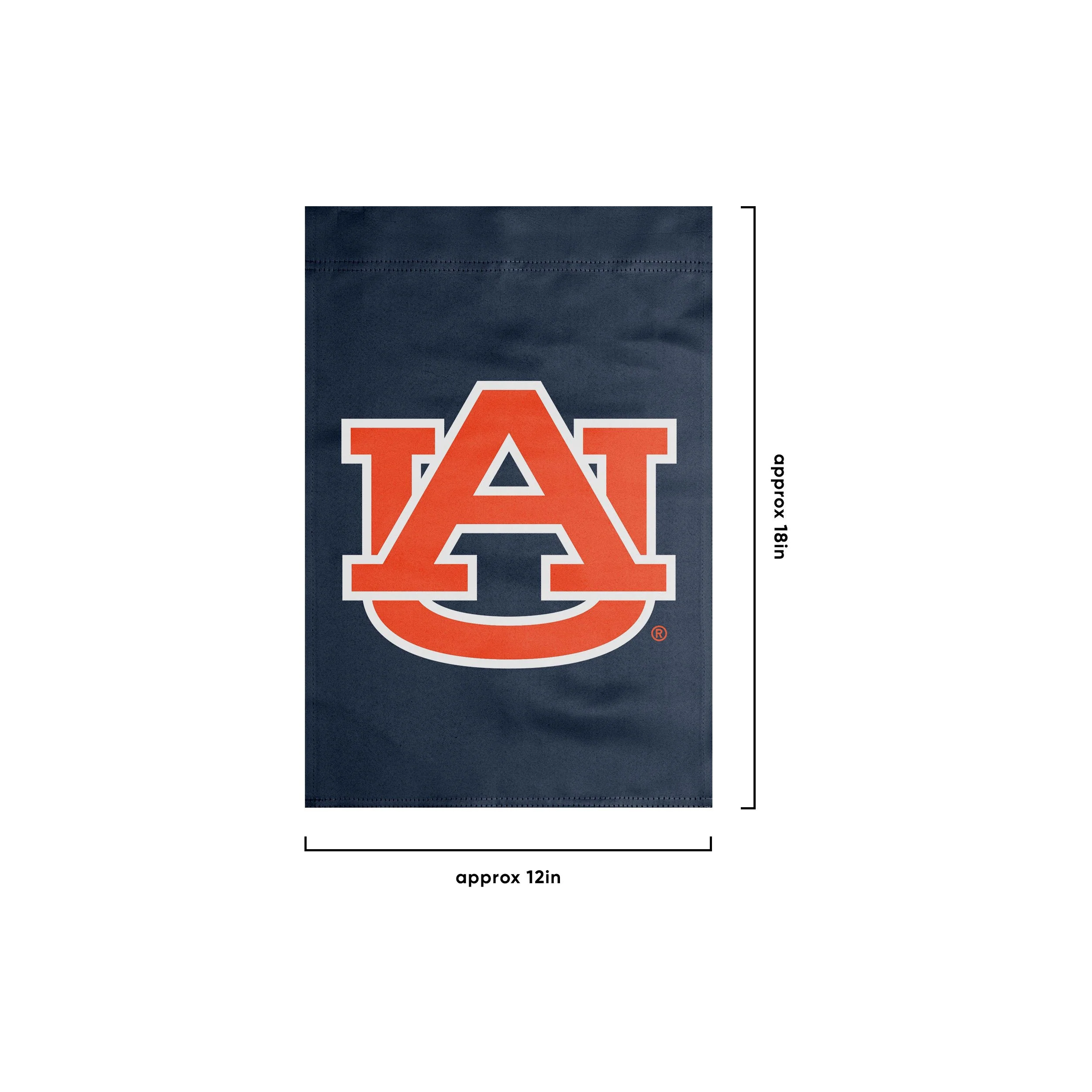 Auburn Tigers NCAA Solid Garden Flag - Image 3
