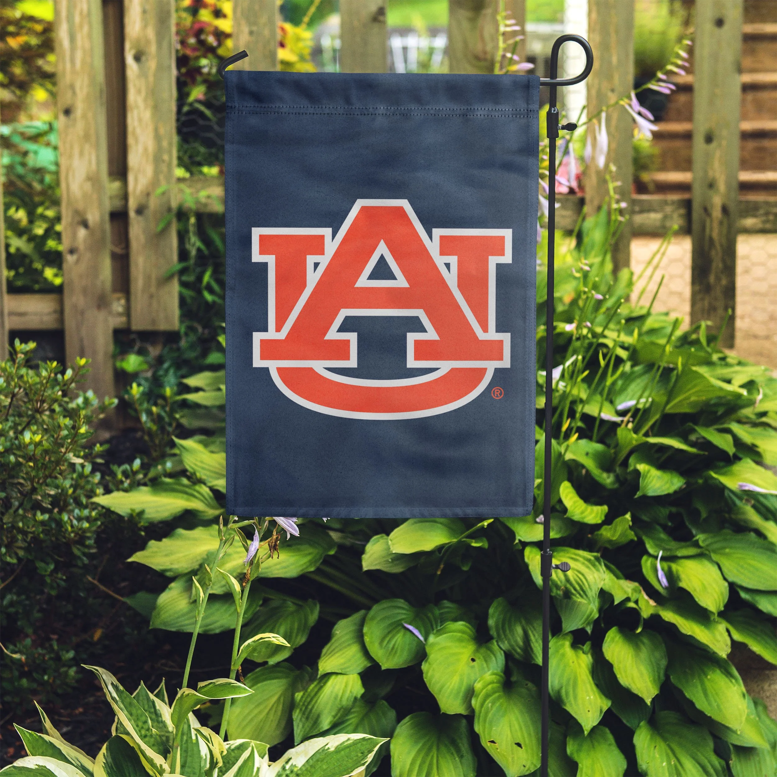 Auburn Tigers NCAA Solid Garden Flag - Image 4