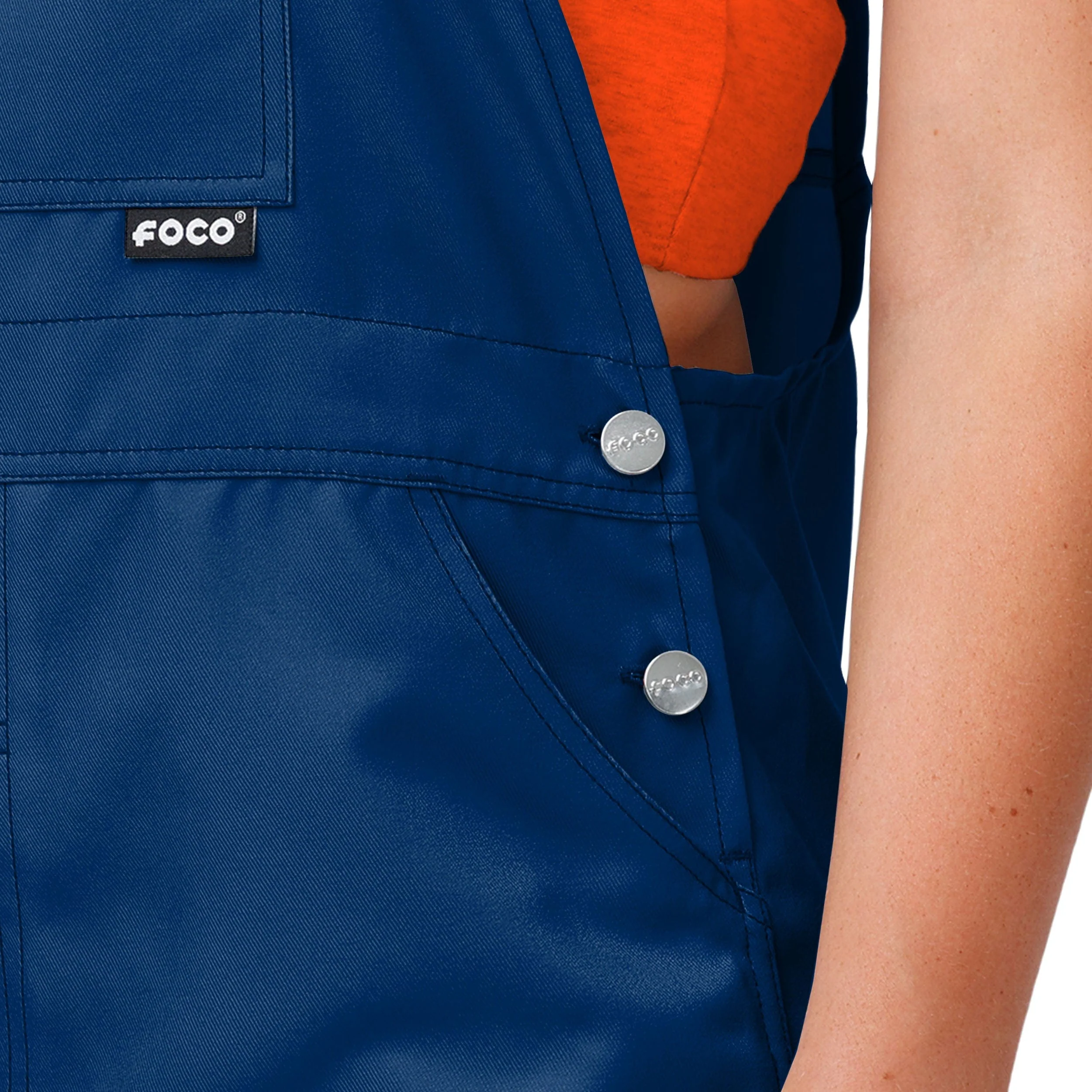 Auburn Tigers NCAA Womens Big Logo Bib Overalls - Image 5