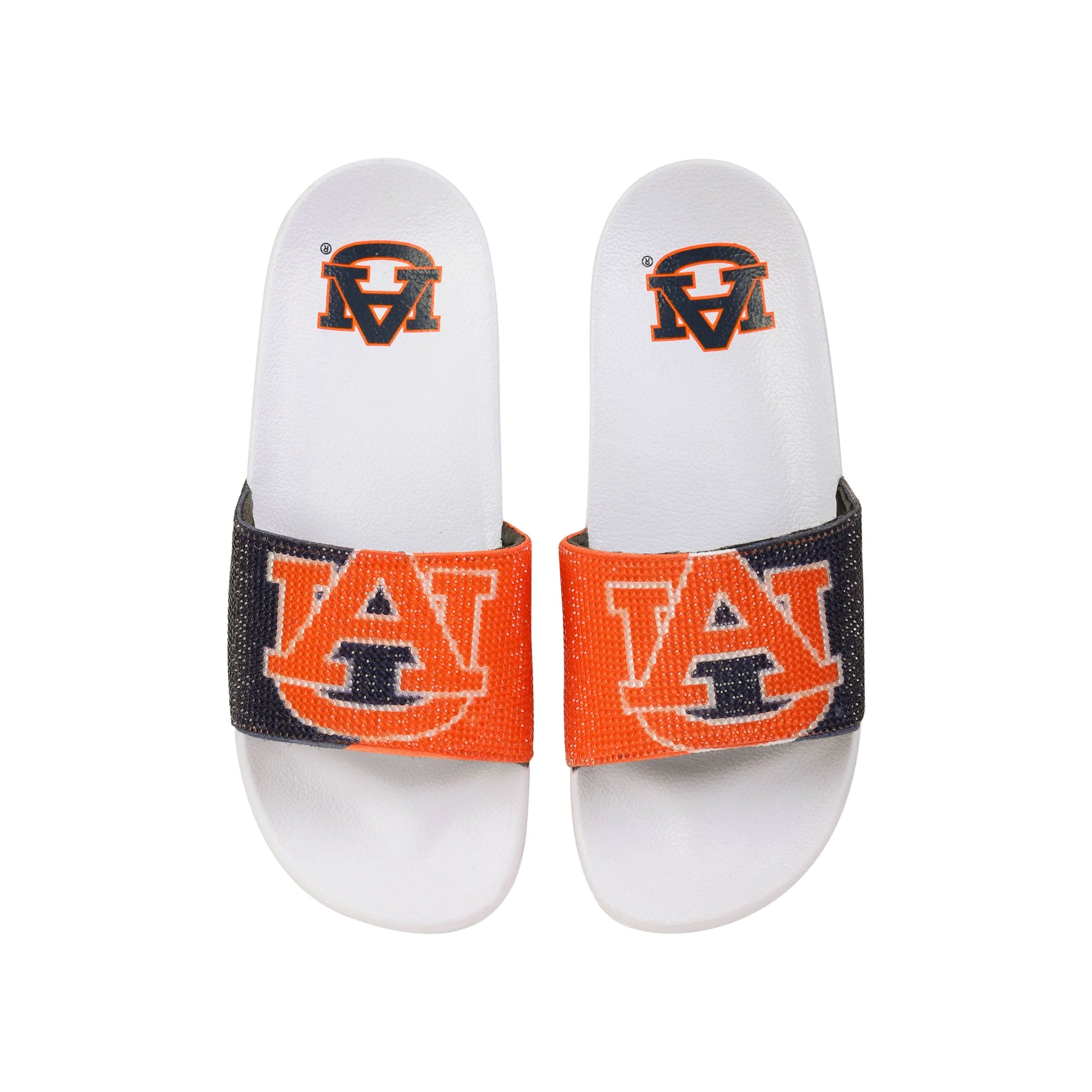 Auburn Tigers NCAA Womens Big Logo Shimmer Slide - Image 2