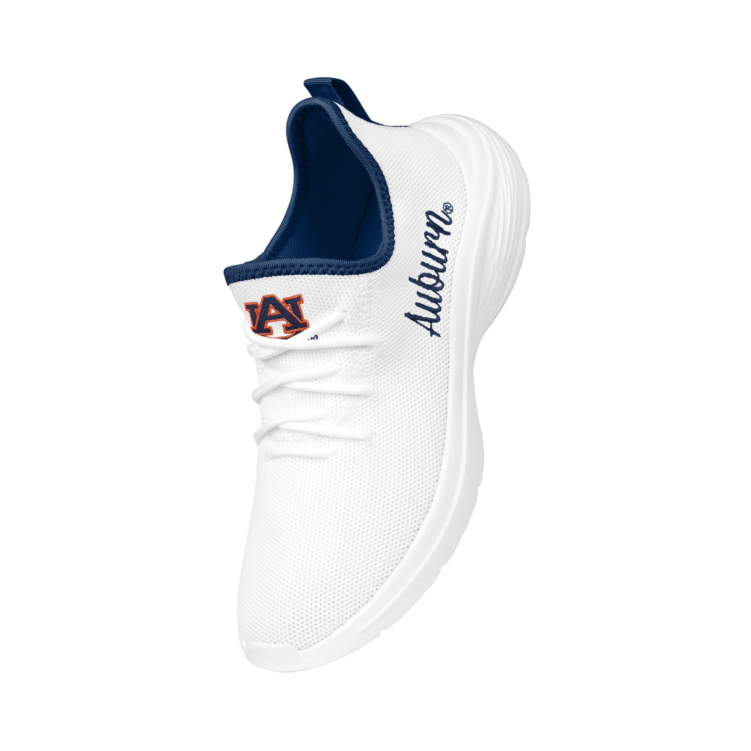 Auburn Tigers NCAA Womens Midsole White Sneaker - Image 2