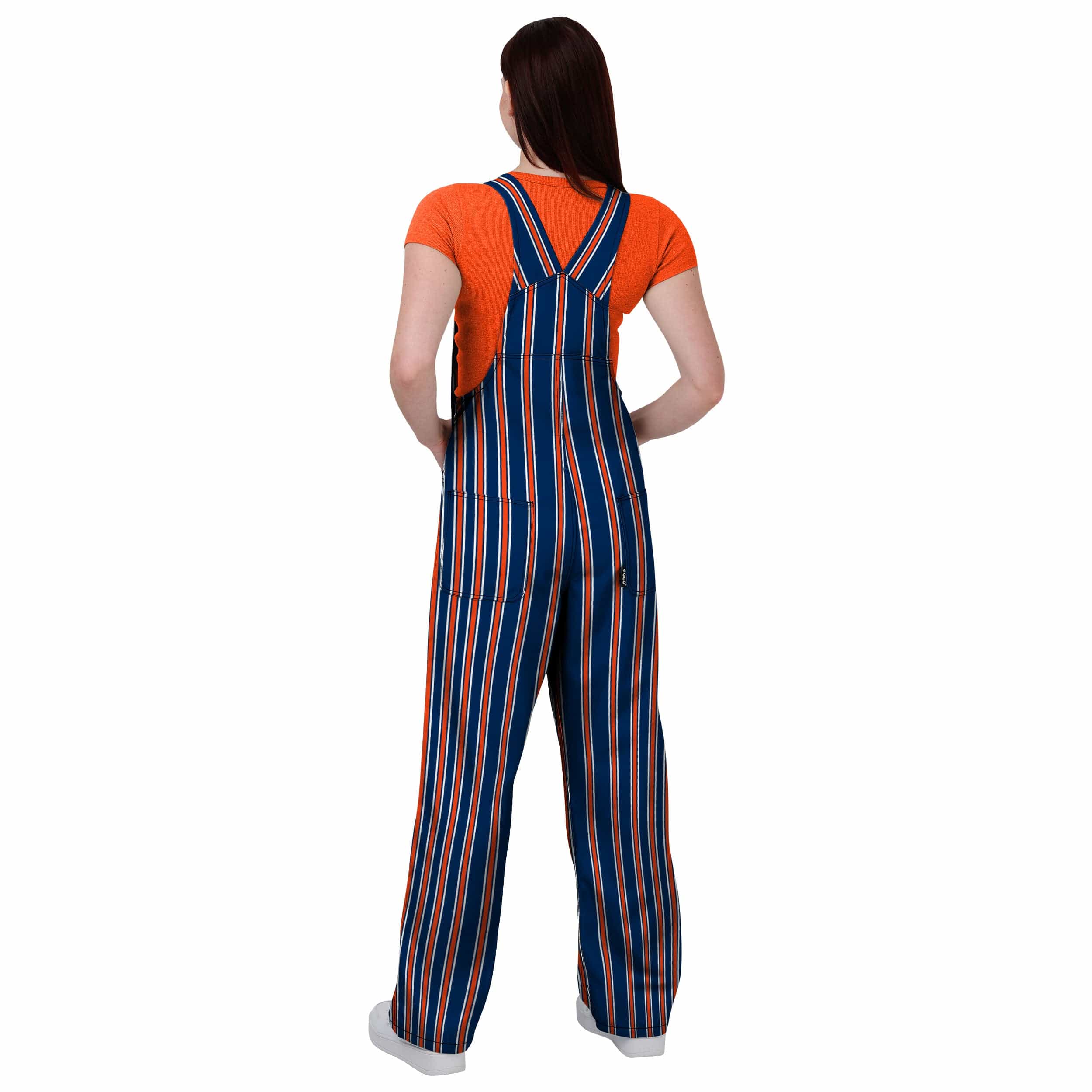 Auburn Tigers NCAA Womens Sideline Spirit Bib Overalls - Image 2