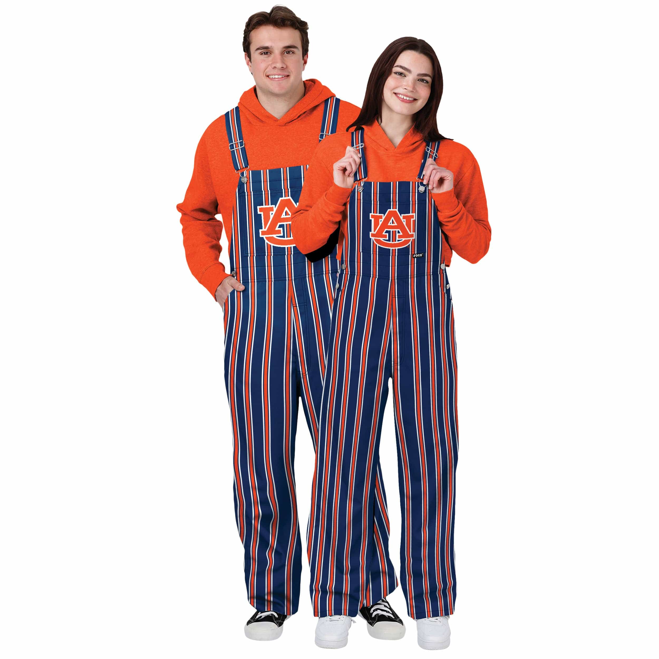 Auburn Tigers NCAA Womens Sideline Spirit Bib Overalls - Image 3