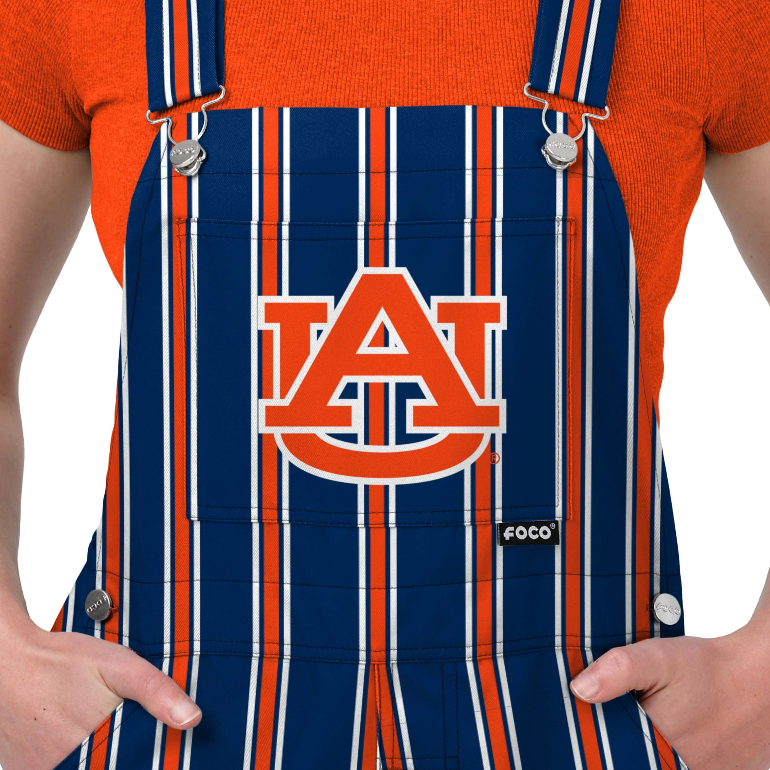 Auburn Tigers NCAA Womens Sideline Spirit Bib Overalls - Image 4