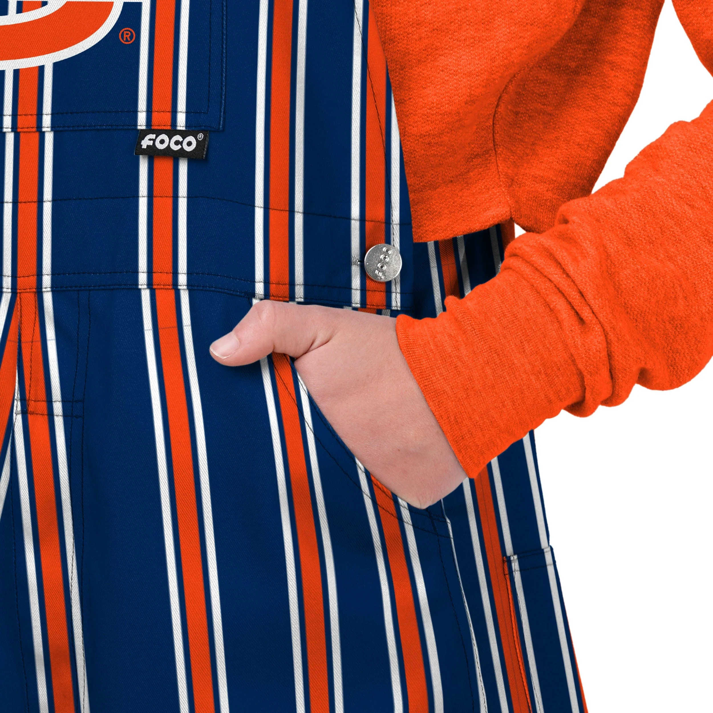 Auburn Tigers NCAA Womens Sideline Spirit Bib Overalls - Image 5