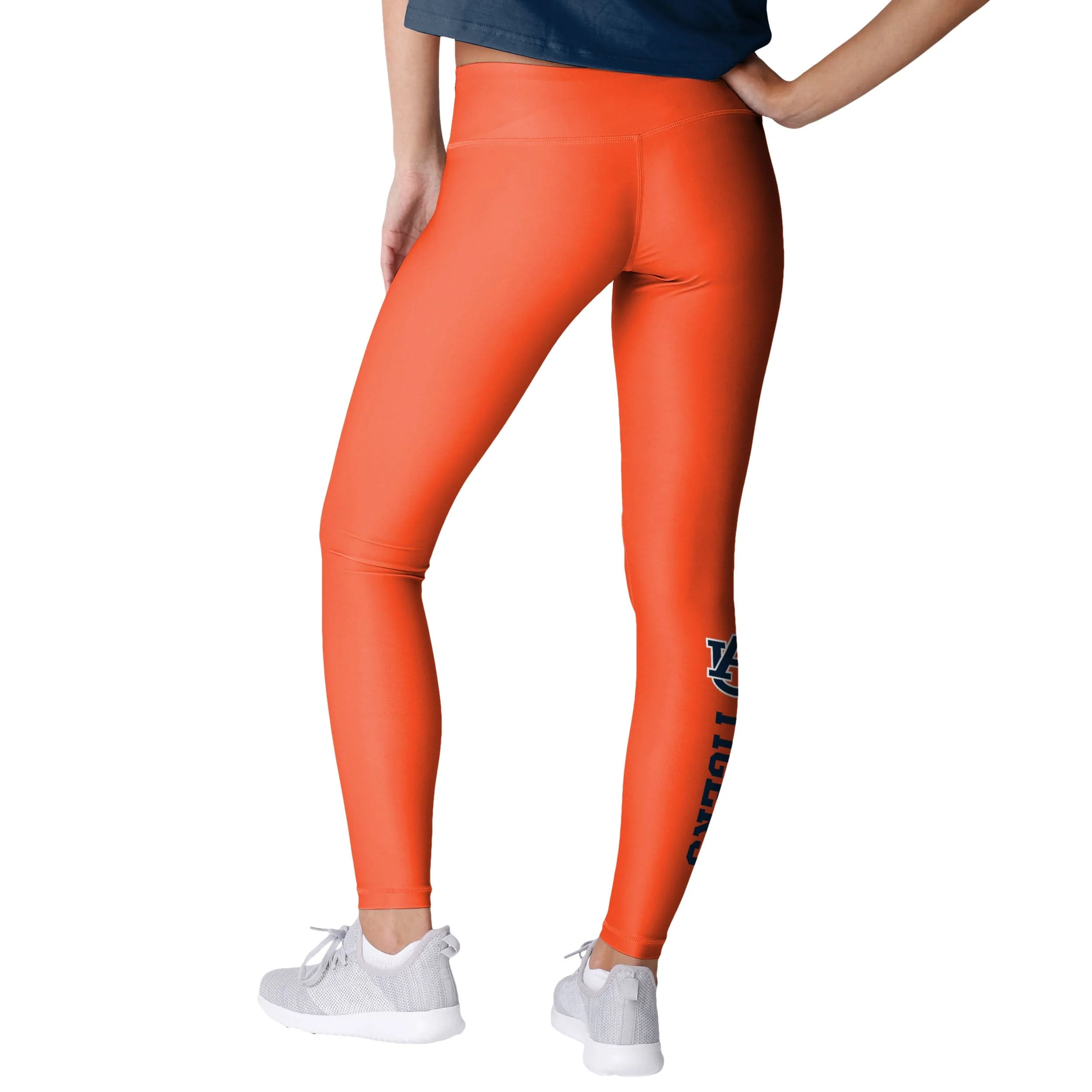 Auburn Tigers NCAA Womens Solid Wordmark Leggings - Image 2