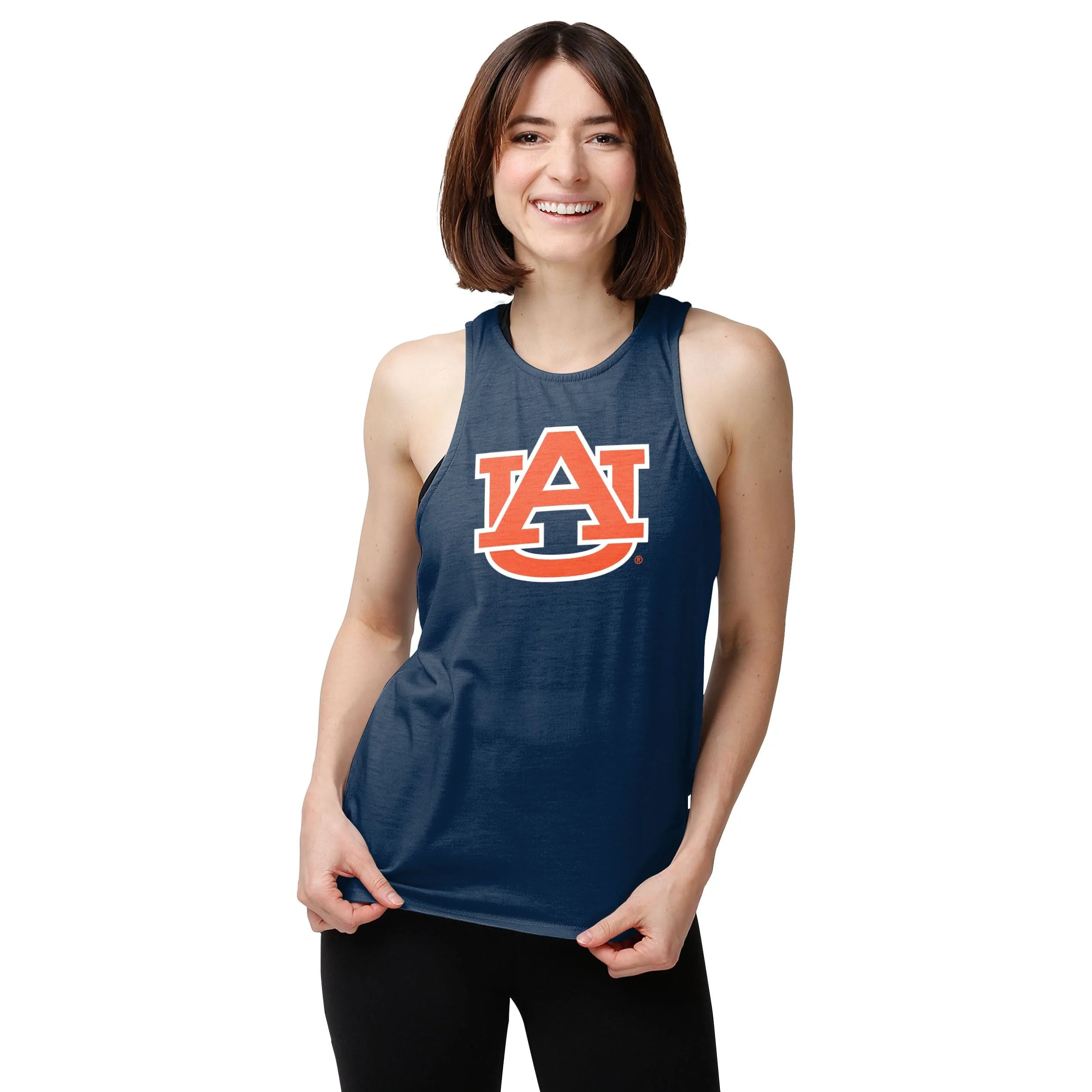 Auburn Tigers NCAA Womens Tie-Breaker Sleeveless Top - Image 2