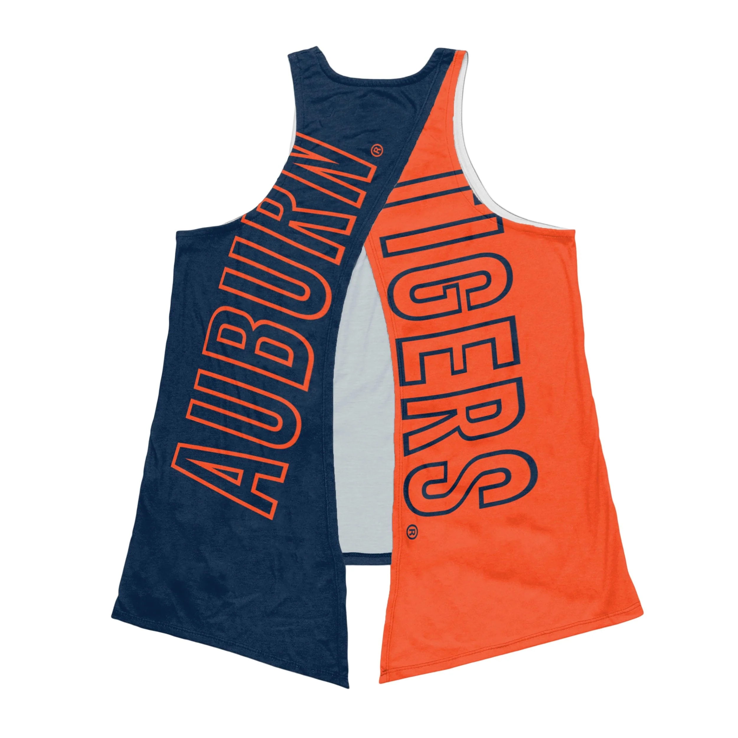 Auburn Tigers NCAA Womens Tie-Breaker Sleeveless Top - Image 3
