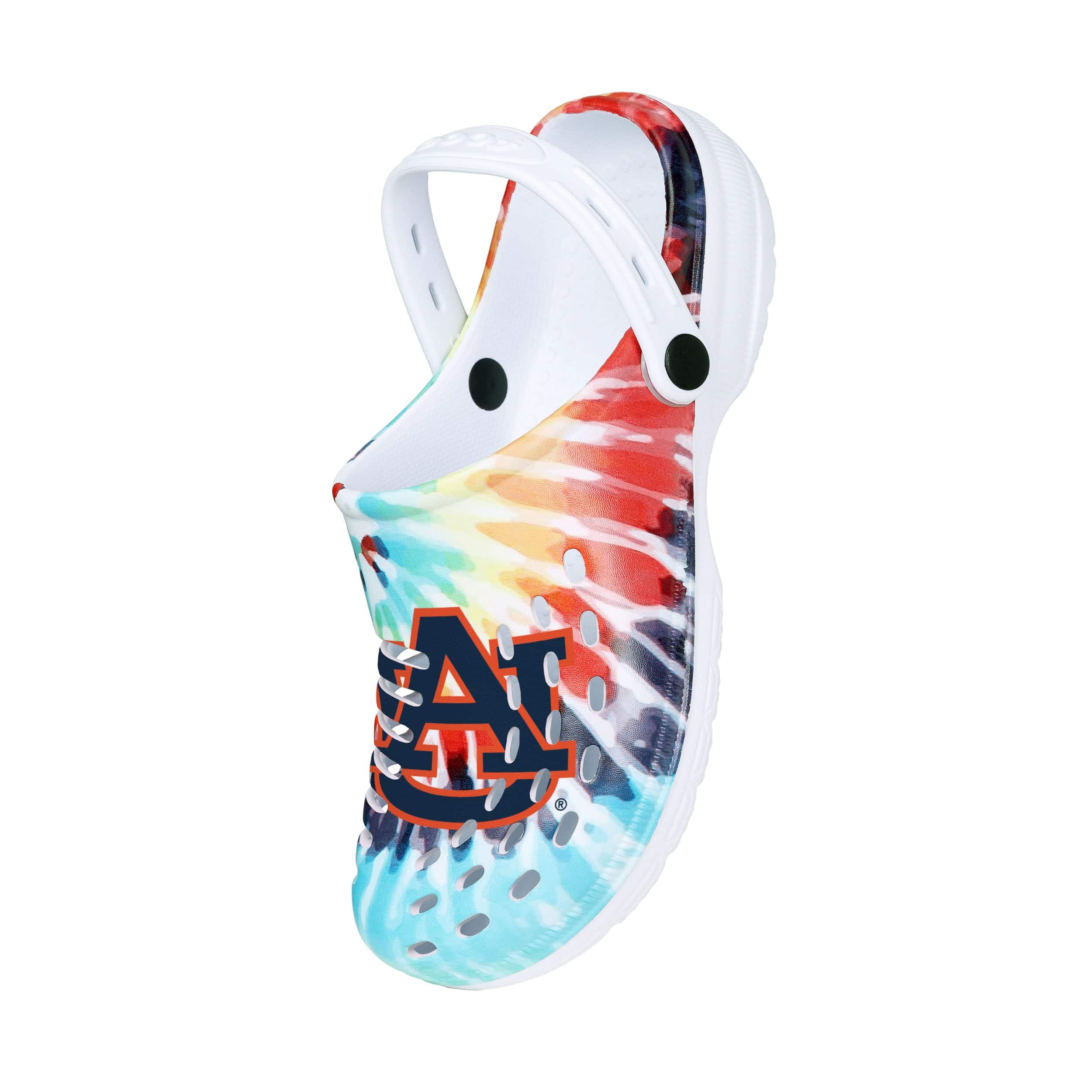 Auburn Tigers NCAA Womens Tie-Dye Clog With Strap - Image 3