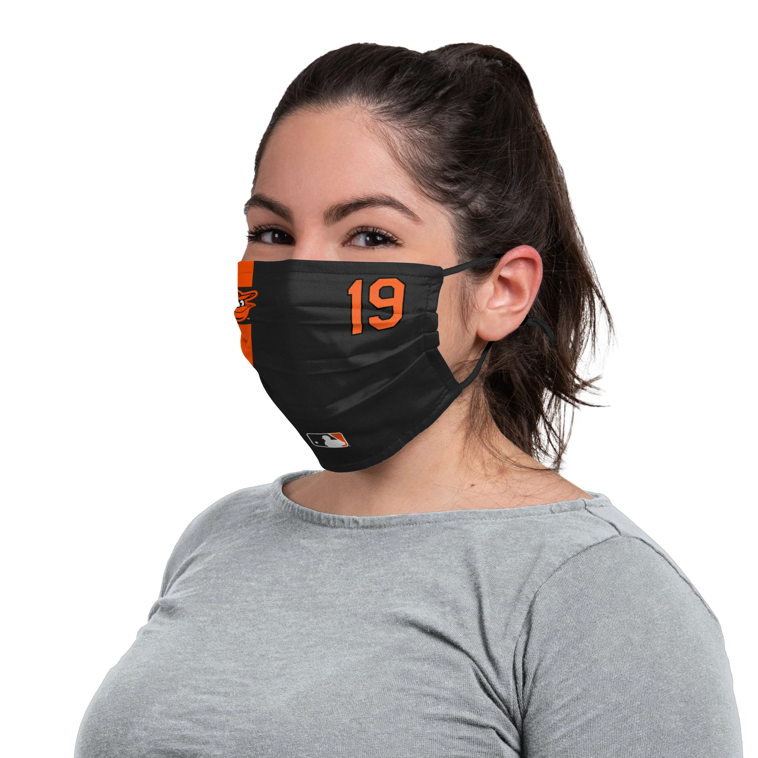 Baltimore Orioles MLB Chris Davis On-Field Adjustable Black Face Cover - Image 3