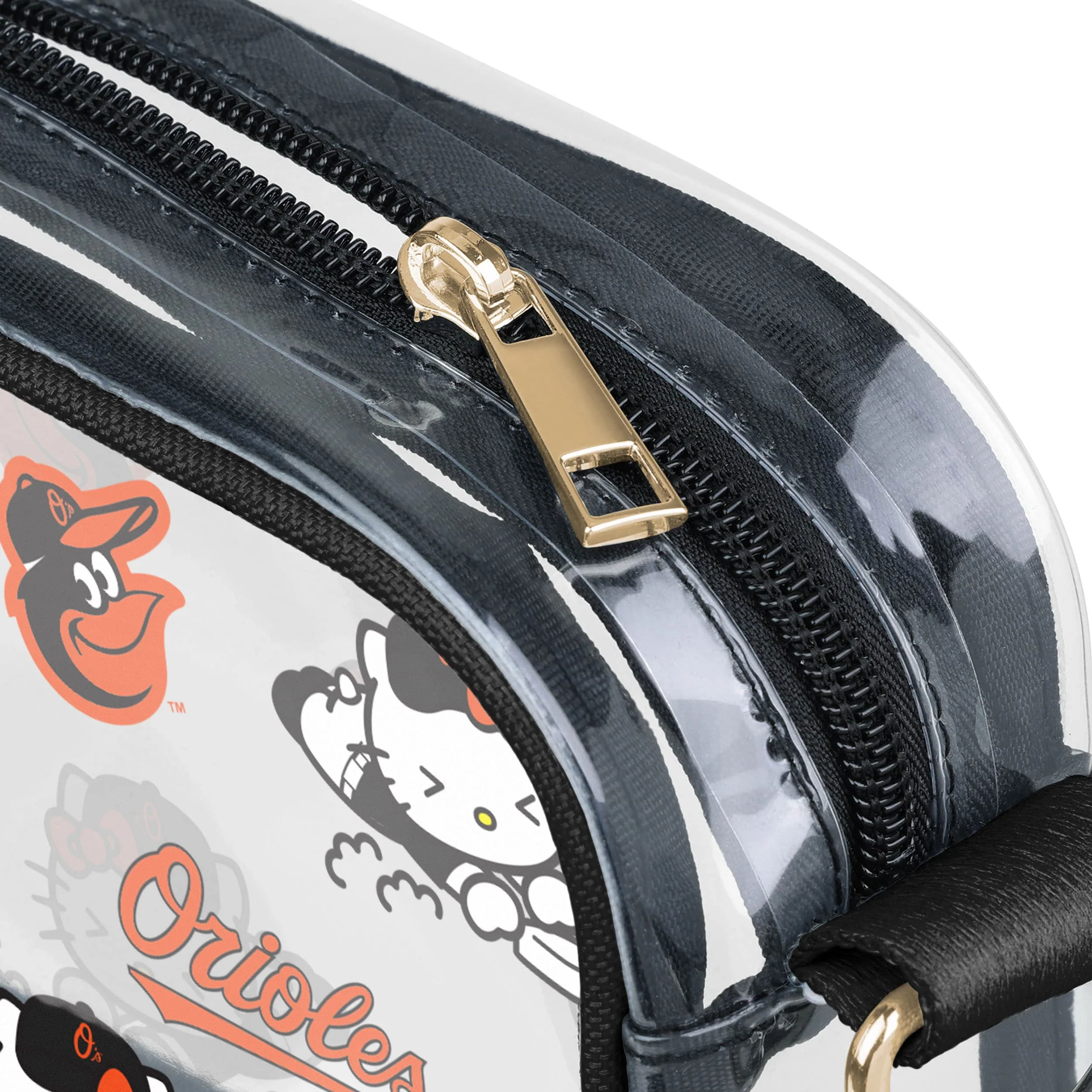 Baltimore Orioles MLB Hello Kitty® Clear Crossbody Bag (PREORDER - SHIPS MID JUNE) - Image 4