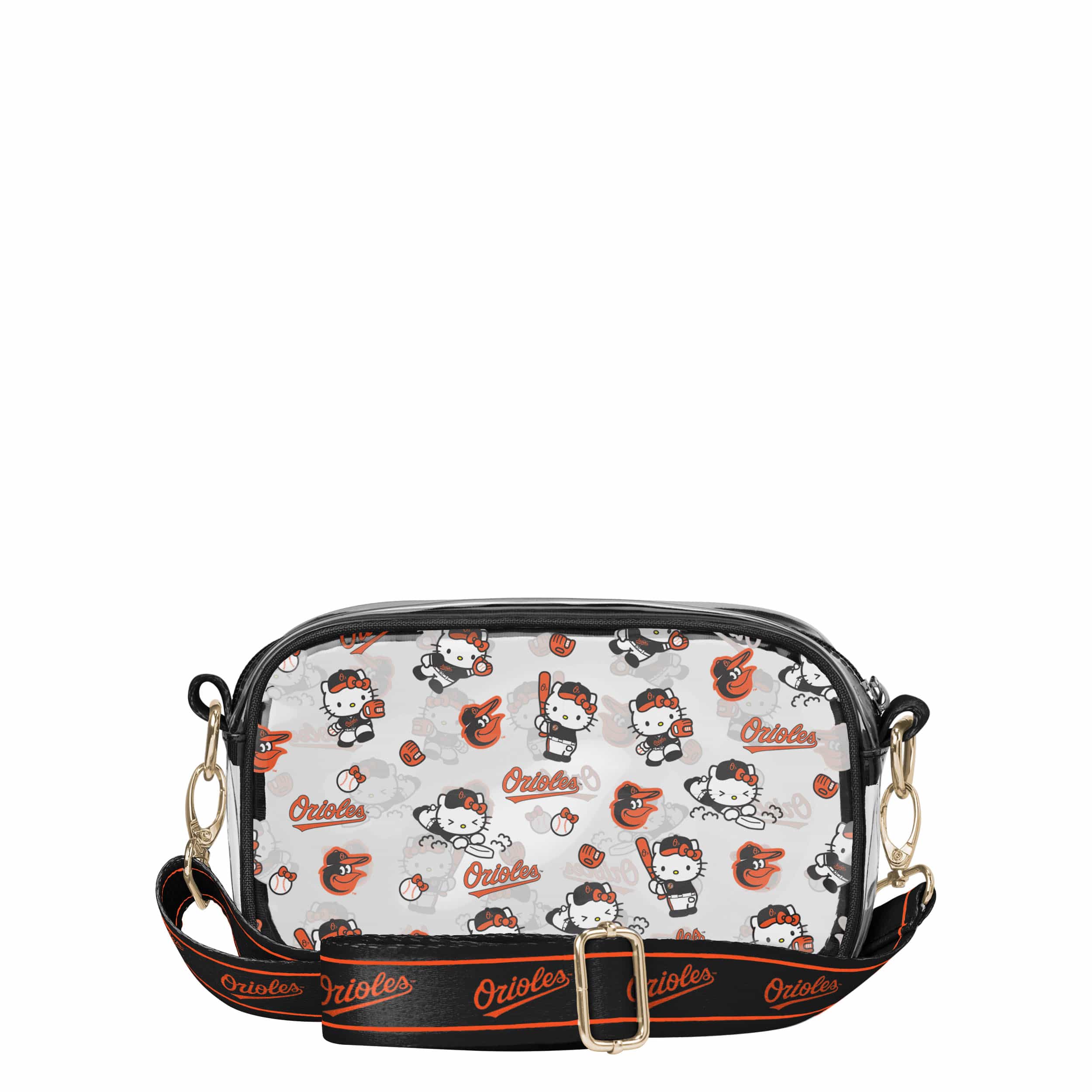 Baltimore Orioles MLB Hello Kitty® Clear Crossbody Bag (PREORDER - SHIPS MID JUNE) - Image 5