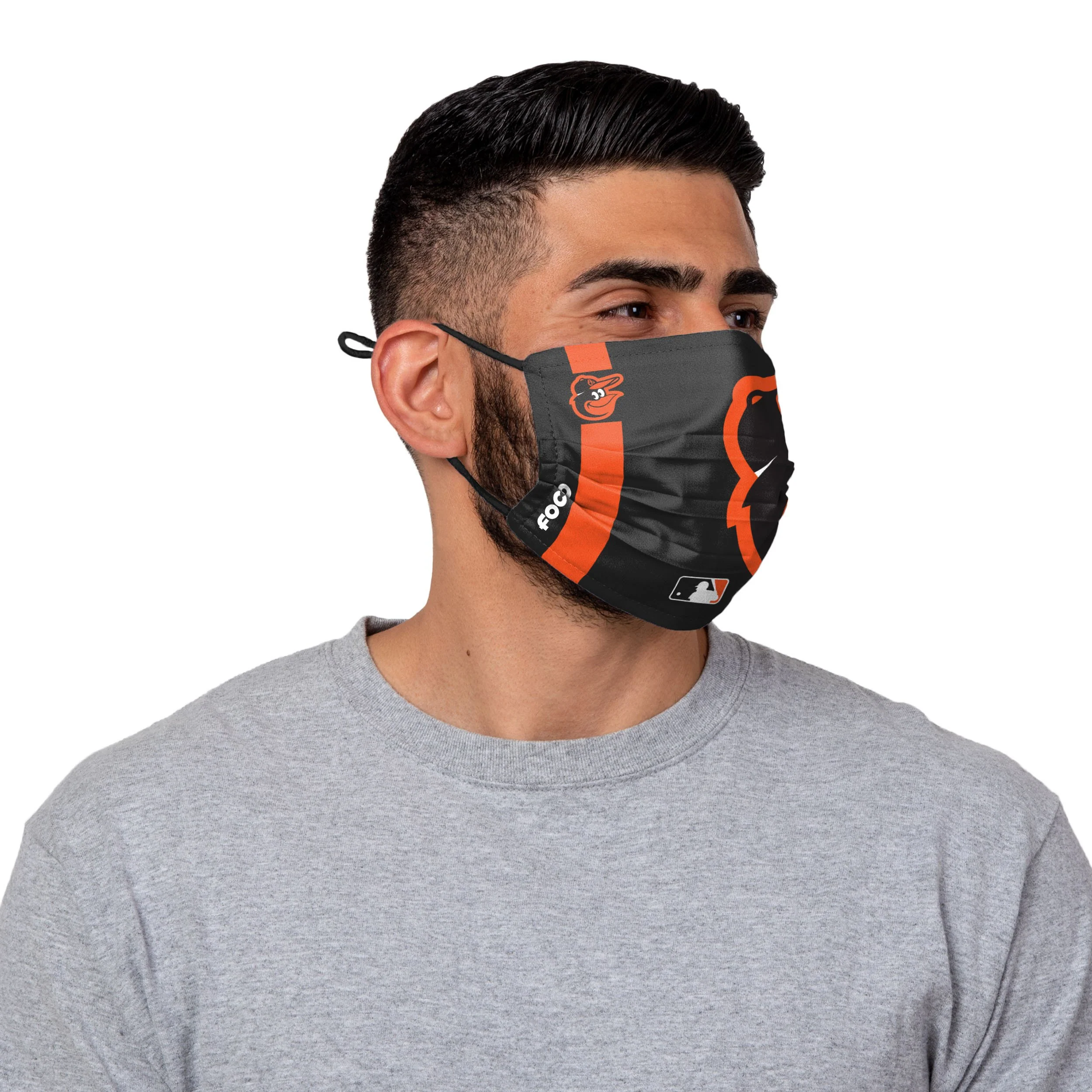 Baltimore Orioles MLB On-Field Adjustable Black Face Cover - Image 2