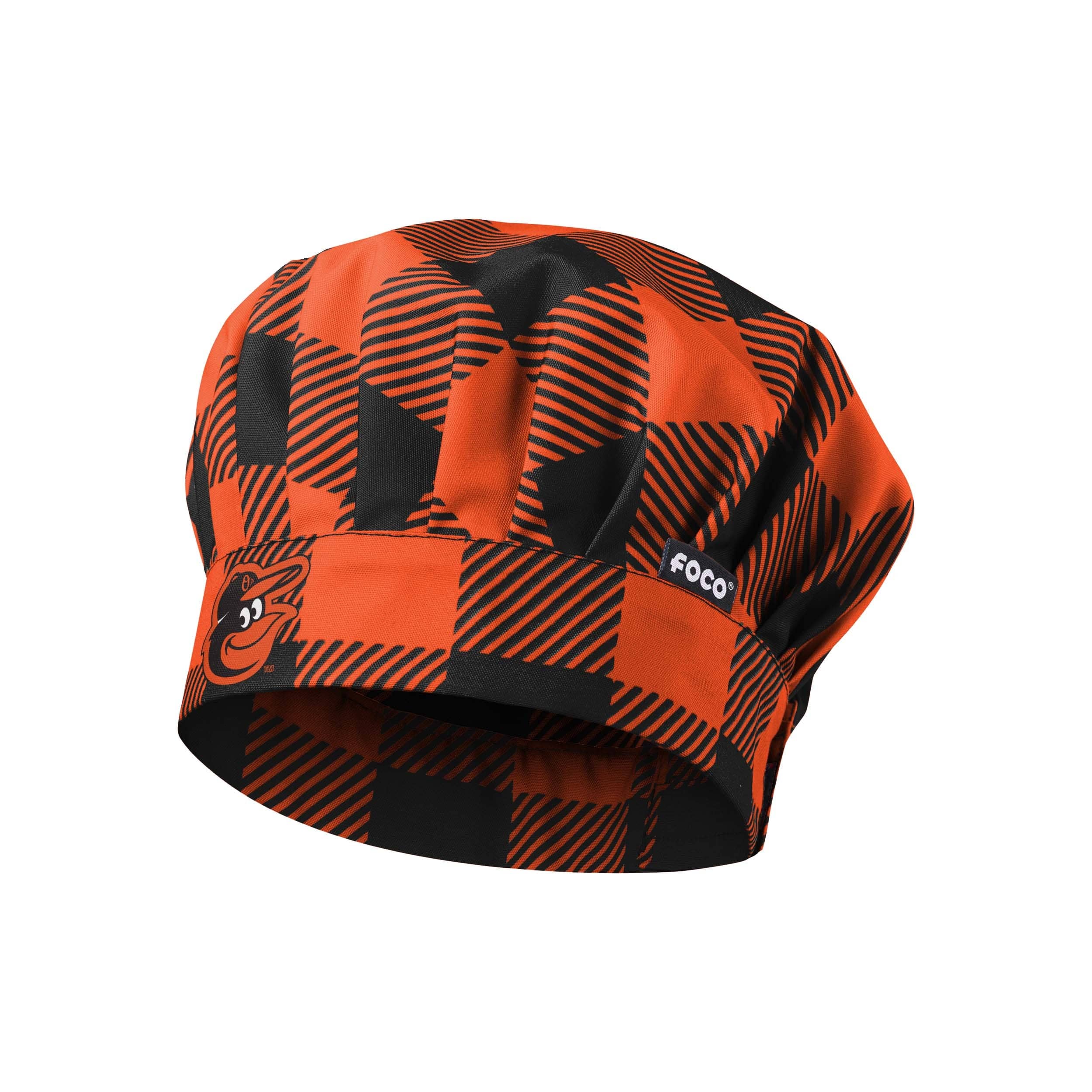 Baltimore Orioles MLB Plaid Chef Hat