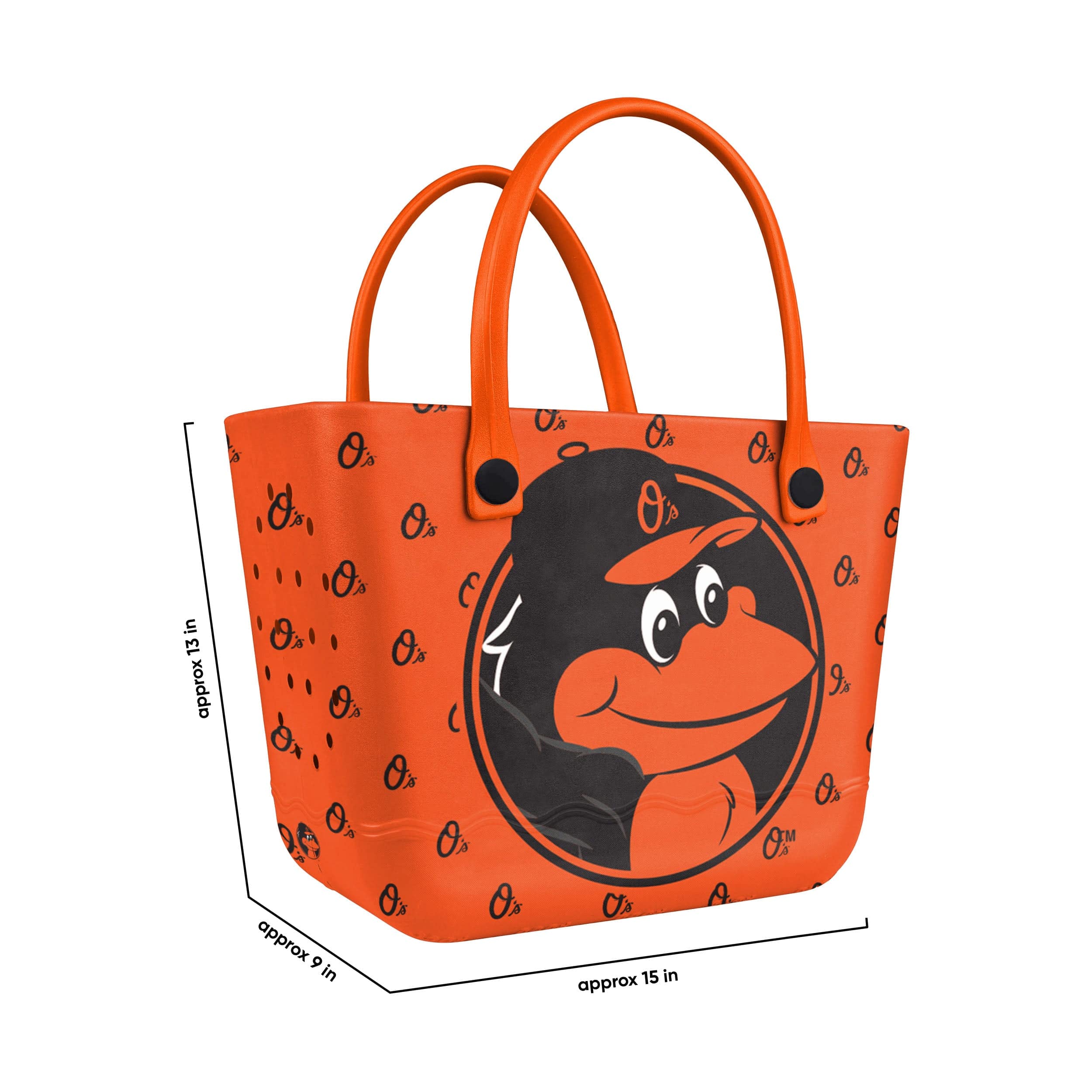 Baltimore Orioles MLB The Oriole Bird Mascot Tailgate Tote Bag - Image 3