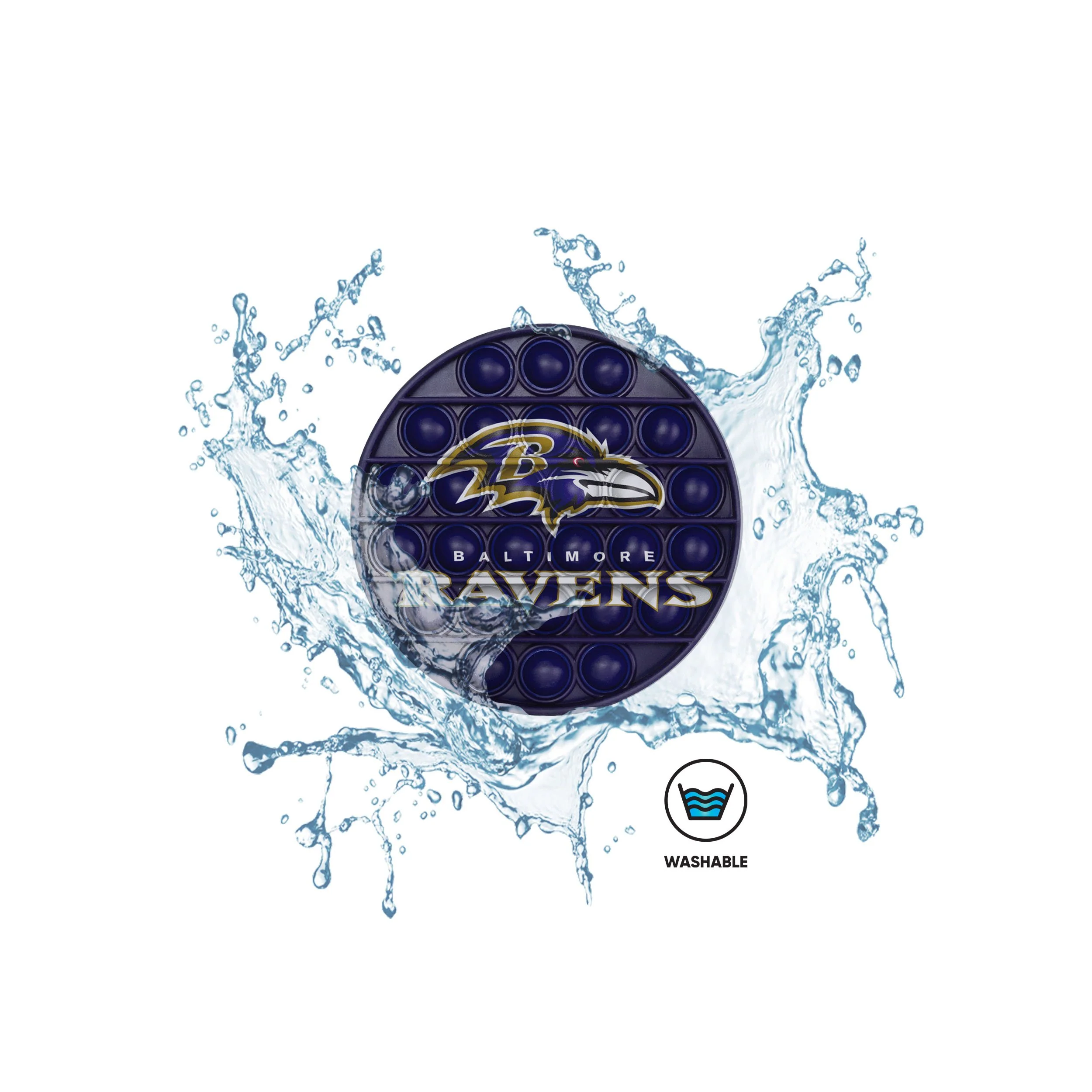 Baltimore Ravens NFL 2 Pack Helmet & Circle Push-Itz Fidget - Image 5