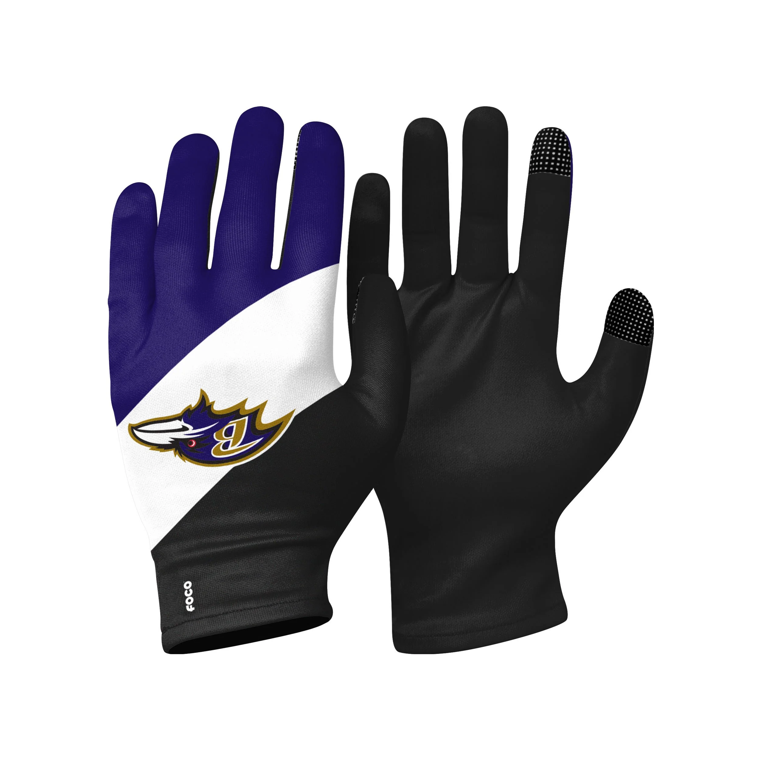 Baltimore Ravens NFL 2 Pack Reusable Stretch Gloves - Image 3