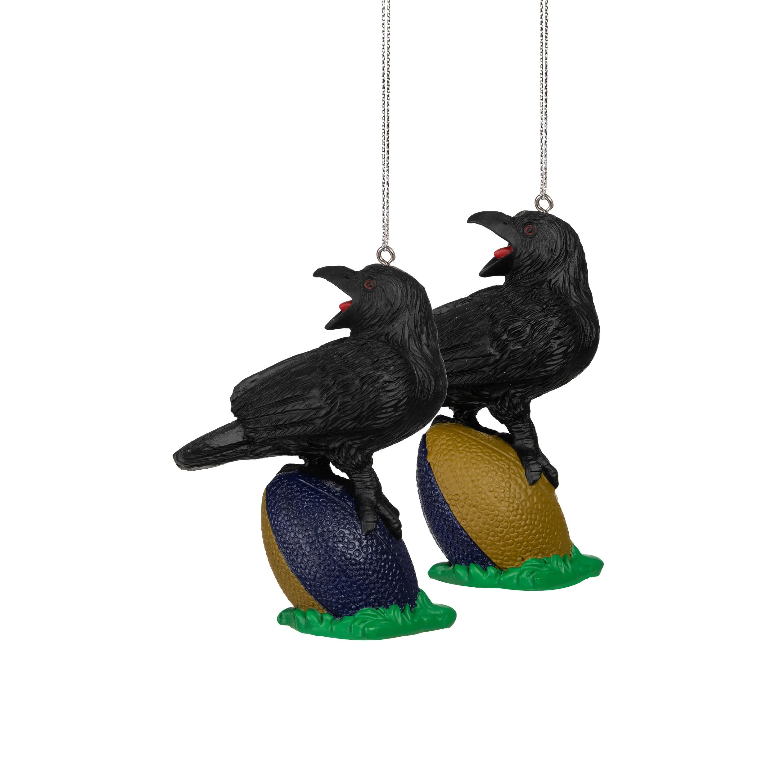Baltimore Ravens NFL 2 Pack Thematic Ornament Set - Image 2