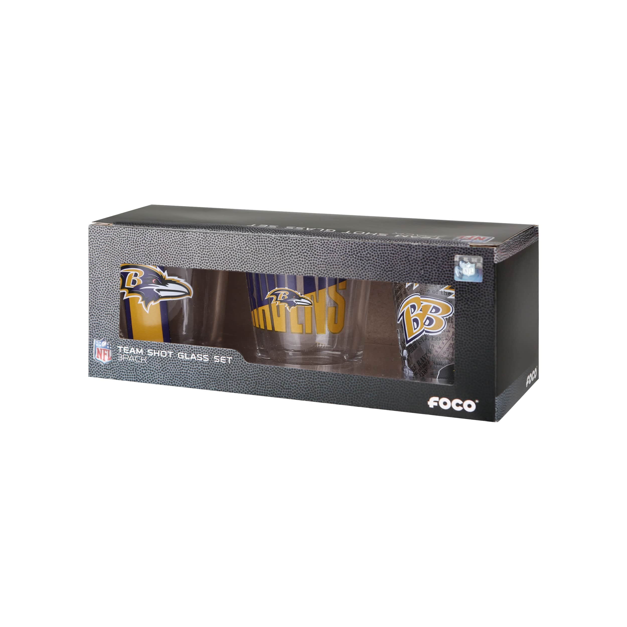 Baltimore Ravens NFL 3 Pack Shot Glass - Image 5