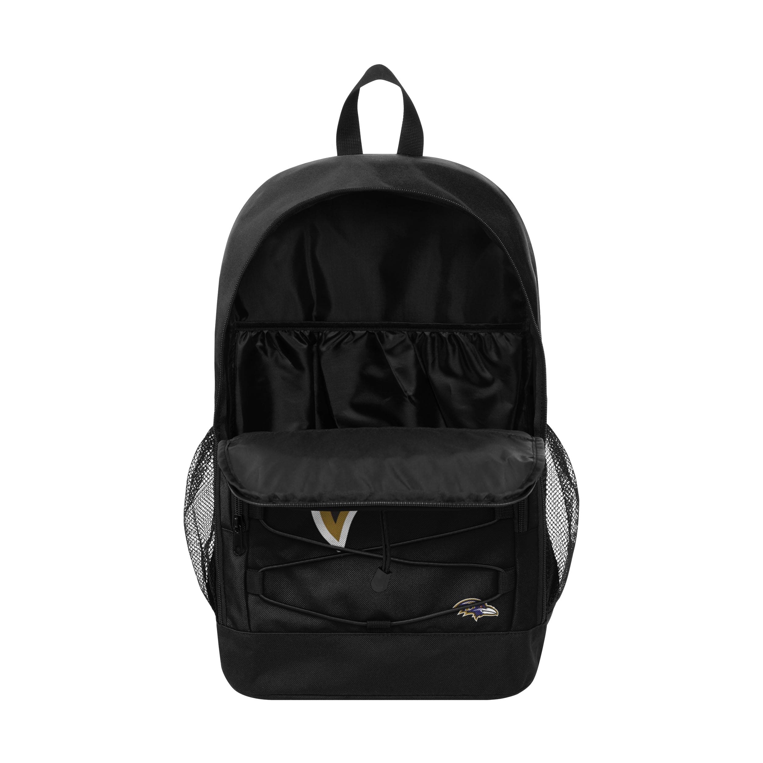 Baltimore Ravens NFL Big Logo Bungee Backpack - Image 3
