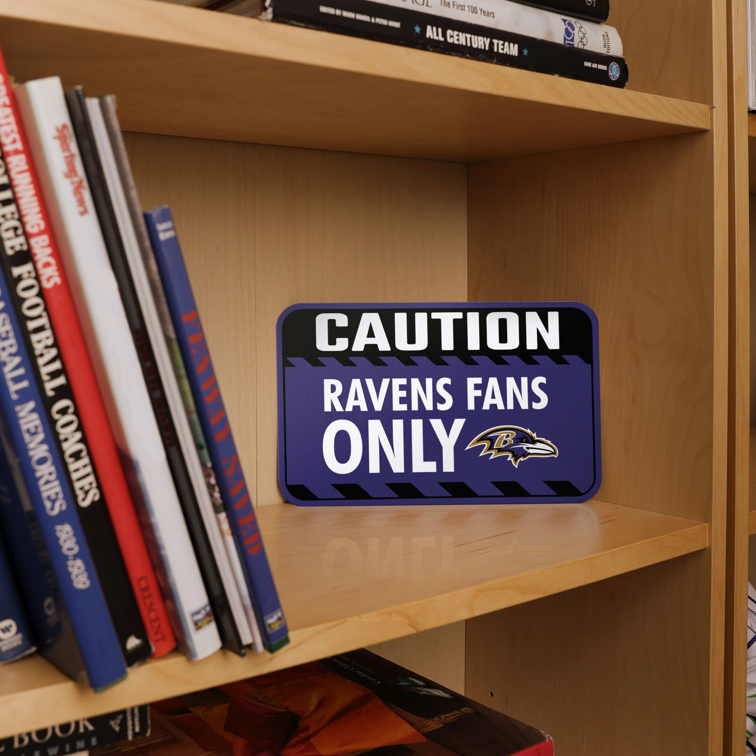 Baltimore Ravens NFL Caution Sign - Image 3