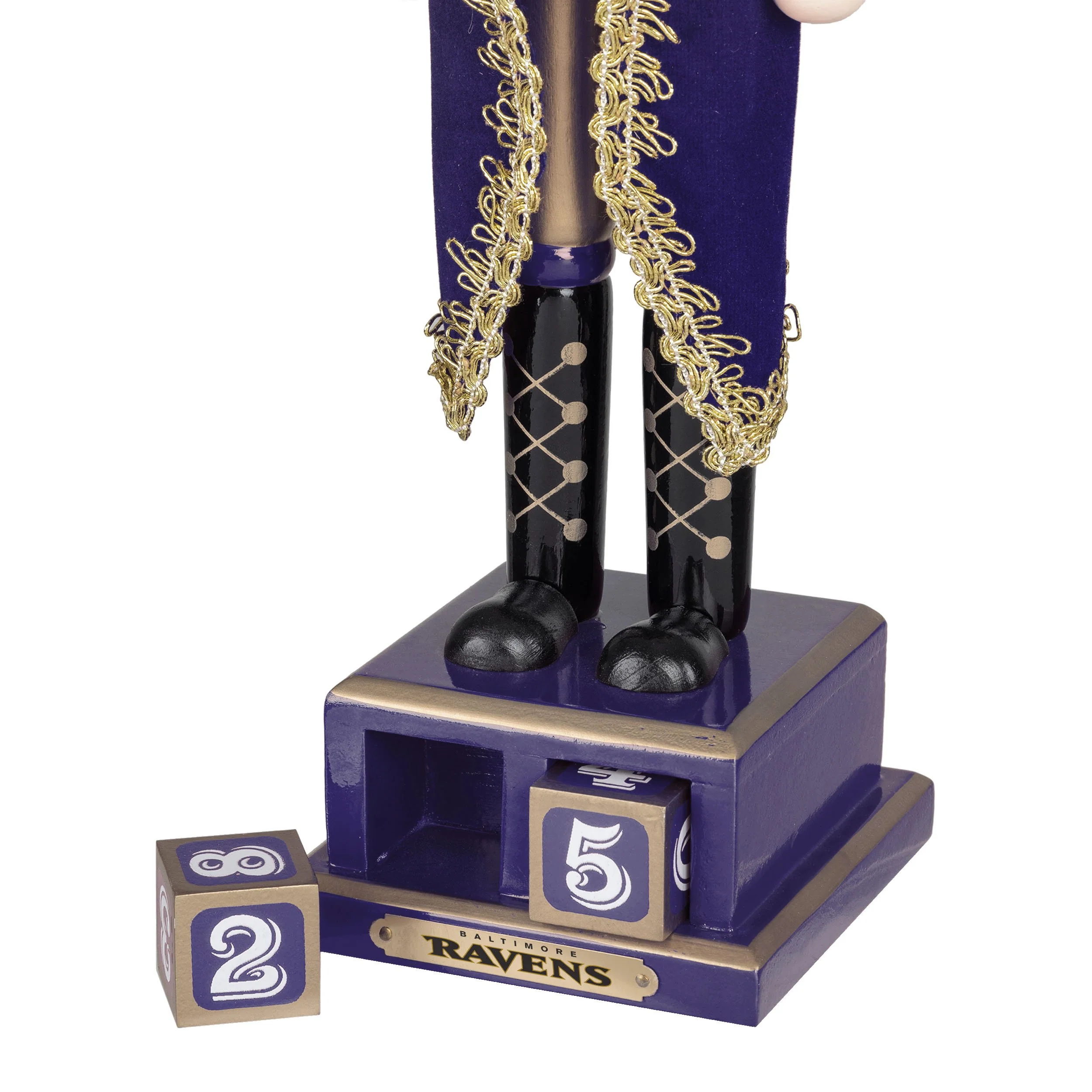 Baltimore Ravens NFL Countdown Nutcracker - Image 4