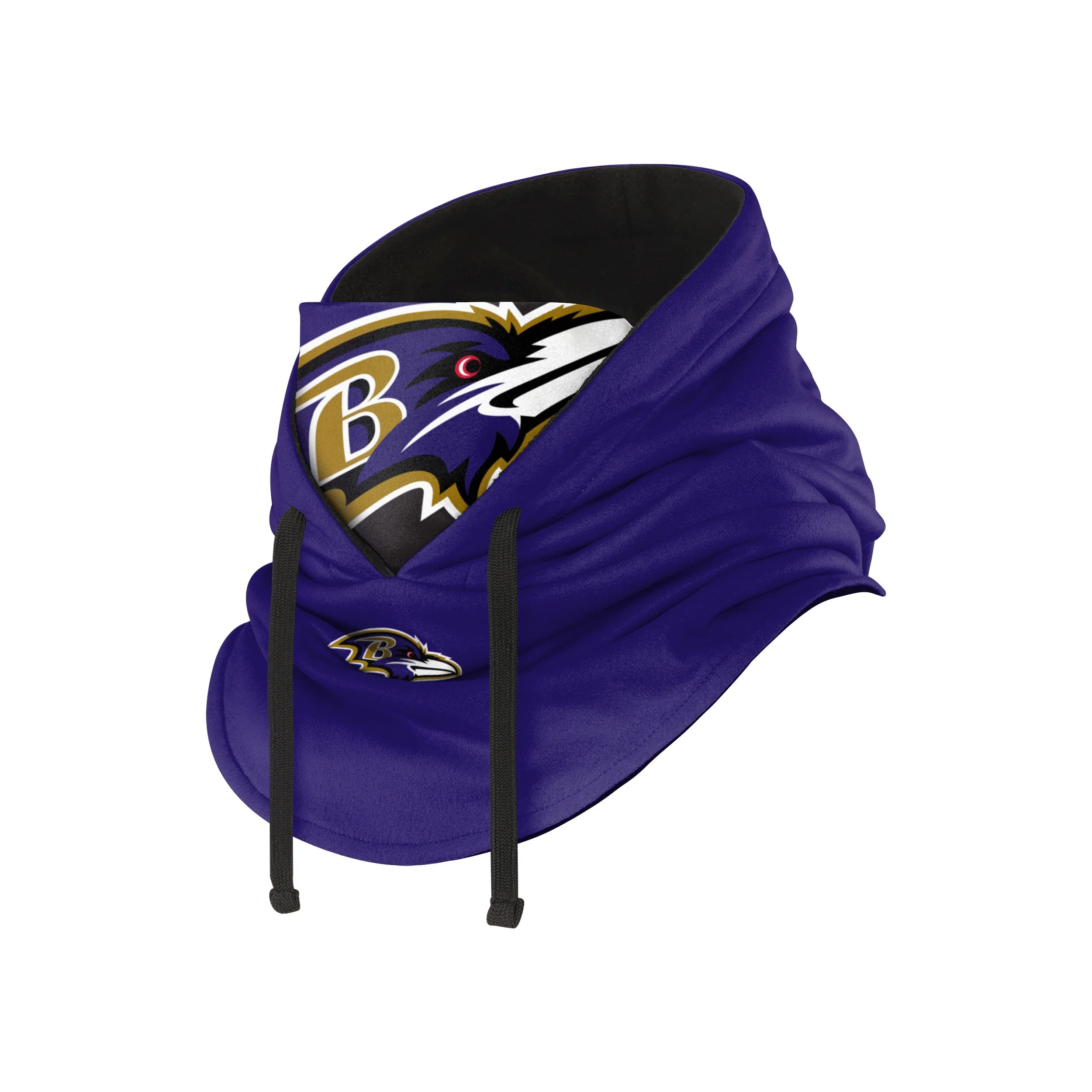 Baltimore Ravens NFL Drawstring Hooded Gaiter - Image 2
