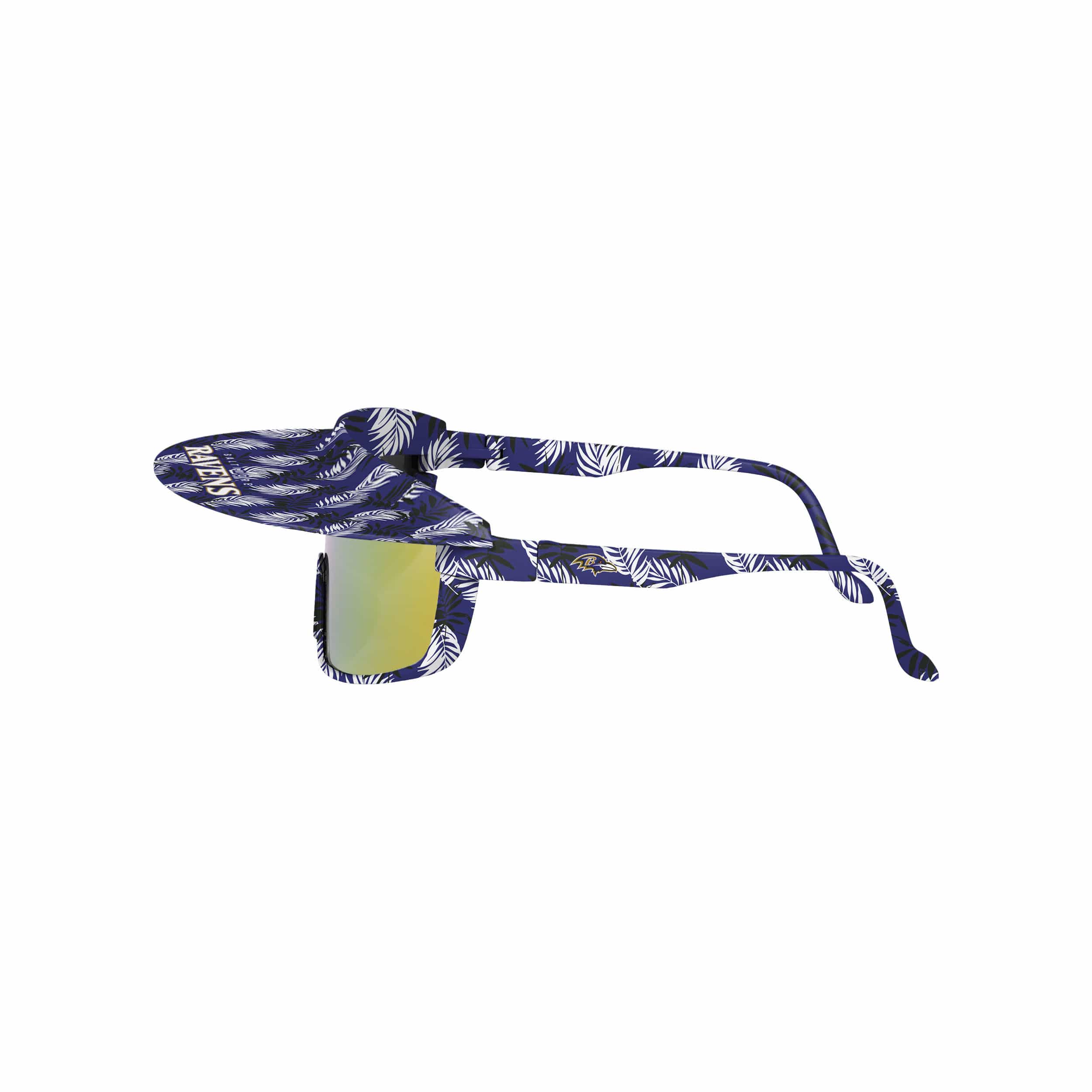 Baltimore Ravens NFL Floral Visor Sunglasses - Image 3