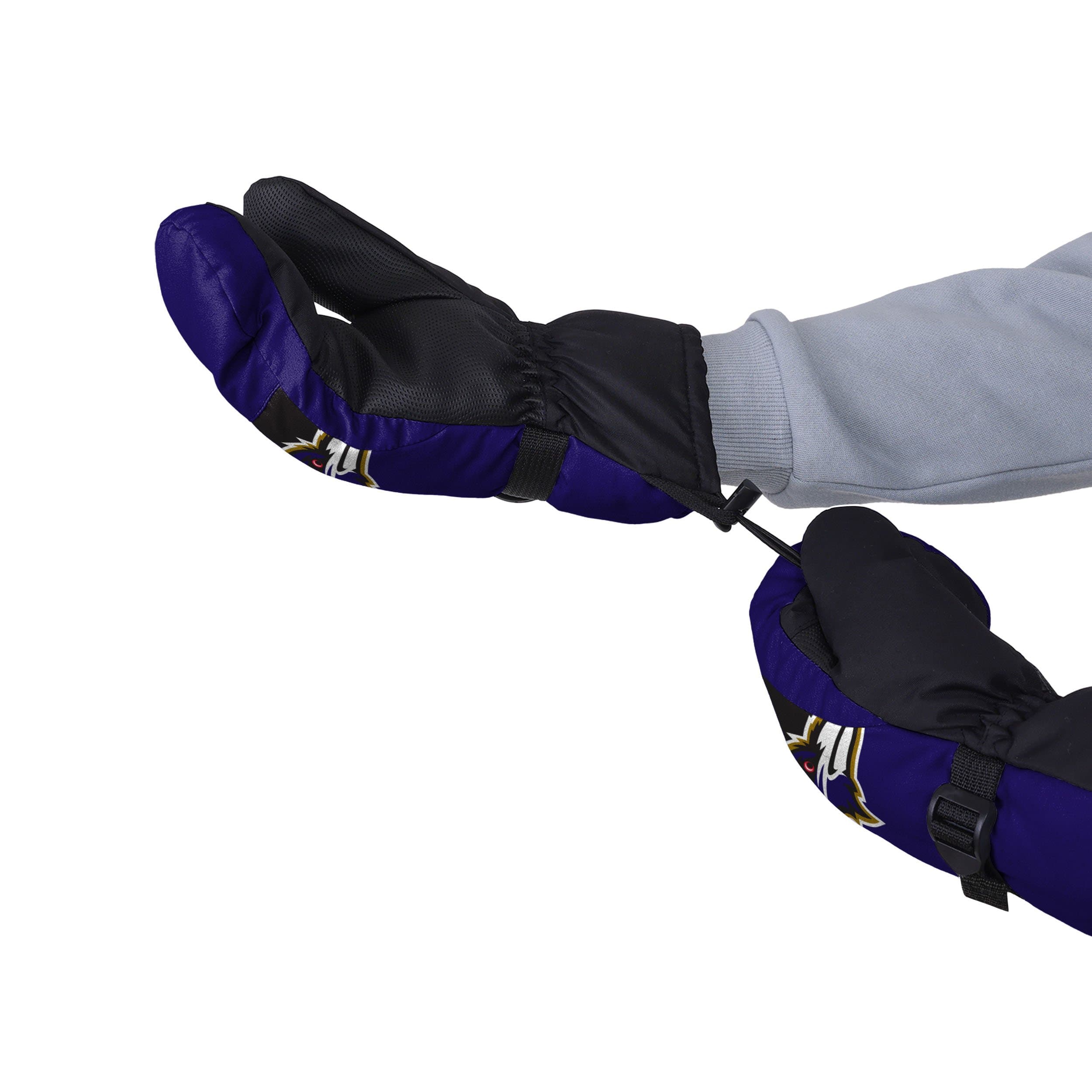 Baltimore Ravens NFL Frozen Tundra Insulated Mittens - Image 3