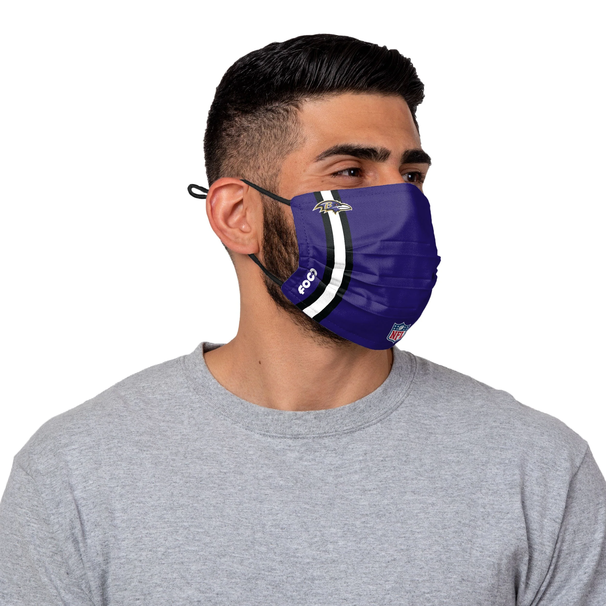 Baltimore Ravens NFL Lamar Jackson On-Field Sideline Face Cover - Image 2