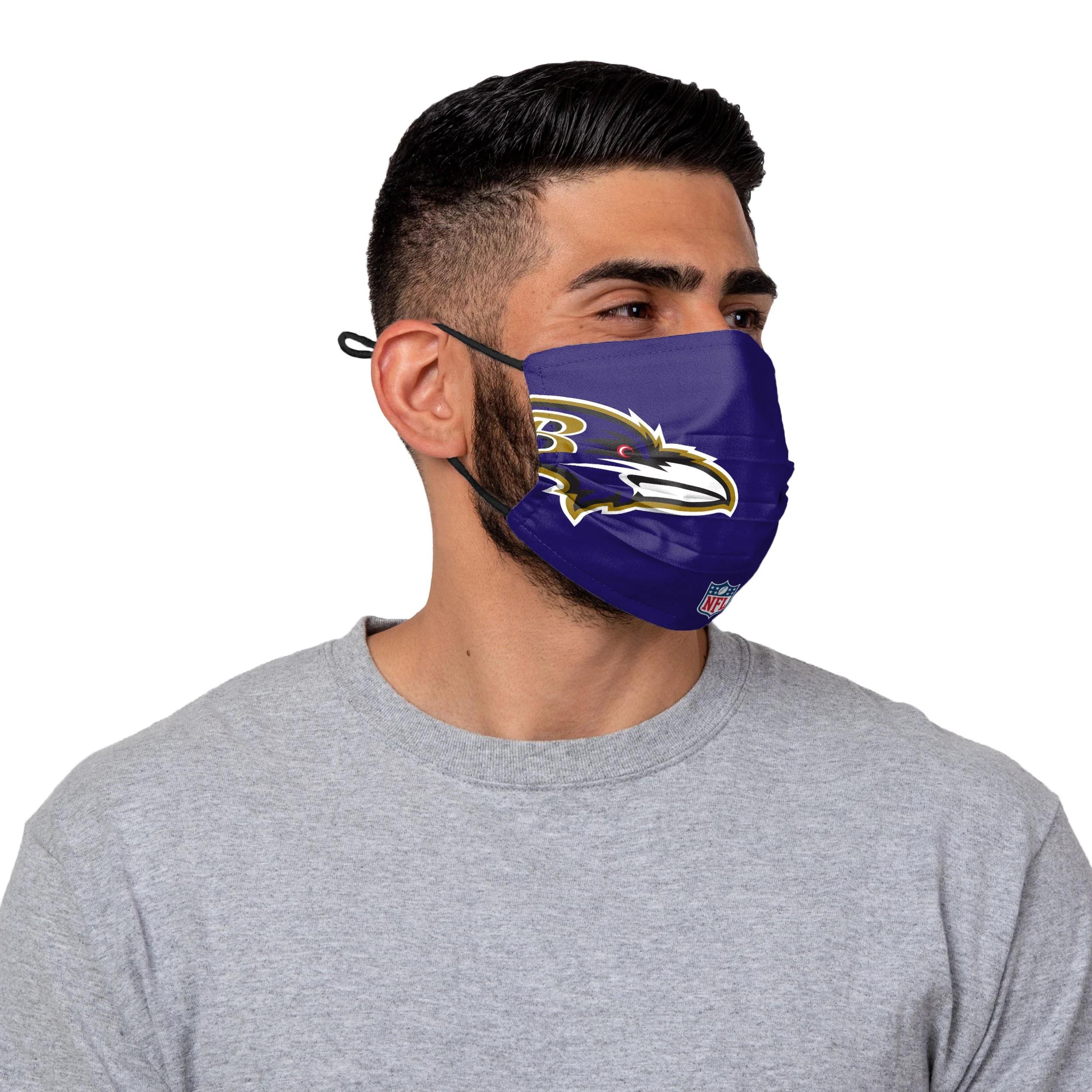Baltimore Ravens NFL Lamar Jackson On-Field Sideline Logo Face Cover - Image 2